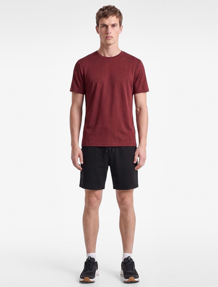  Regular Fit Kısa Kollu Bisiklet Yaka Basic Spor Tişört