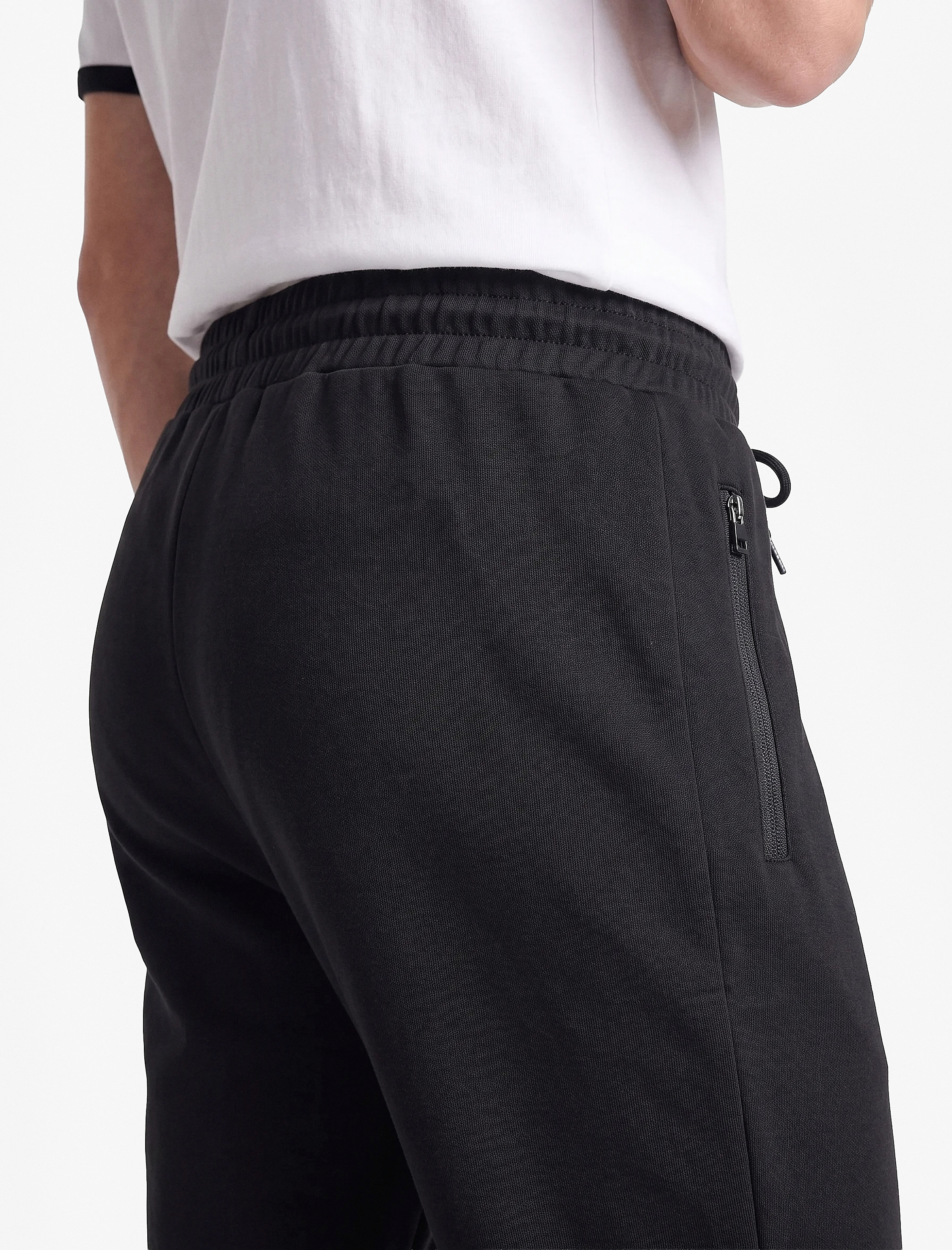   Pamuklu Straight Fit Fermuar Detaylı Cepli Spor Eşofman Altı