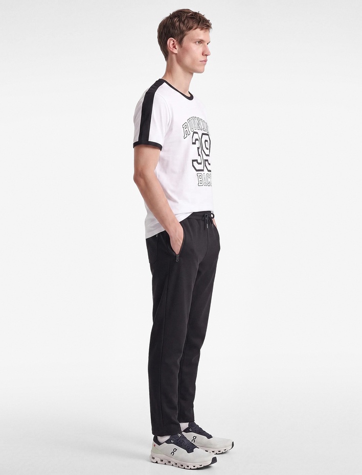  Pamuklu Straight Fit Fermuar Detaylı Cepli Spor Eşofman Altı
