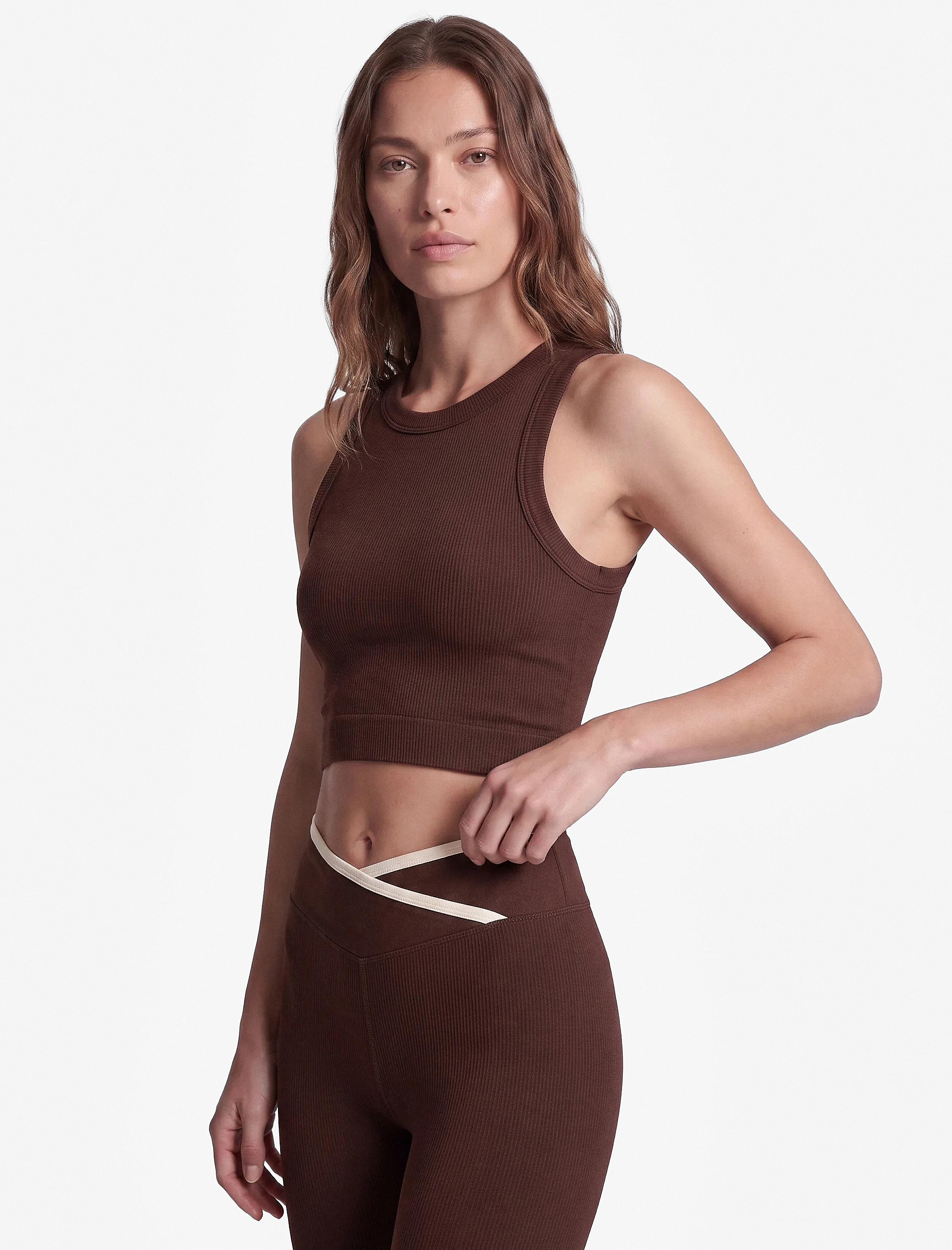   Basic Slim Fit Kolsuz Bisiklet Yaka Spor Atlet