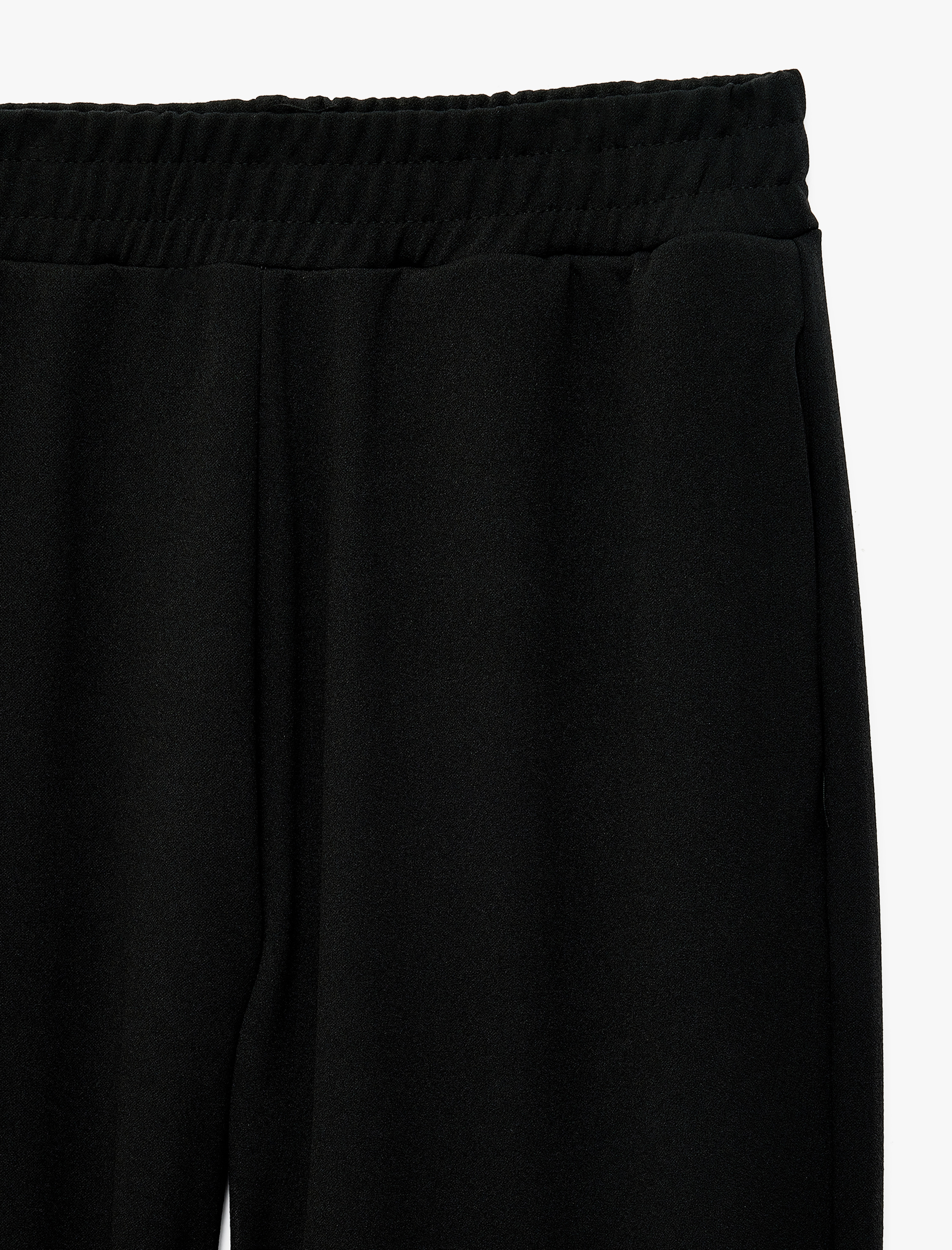   Krep Scuba Kumaş Beli Lastikli Cepli Jogger Eşofman Altı