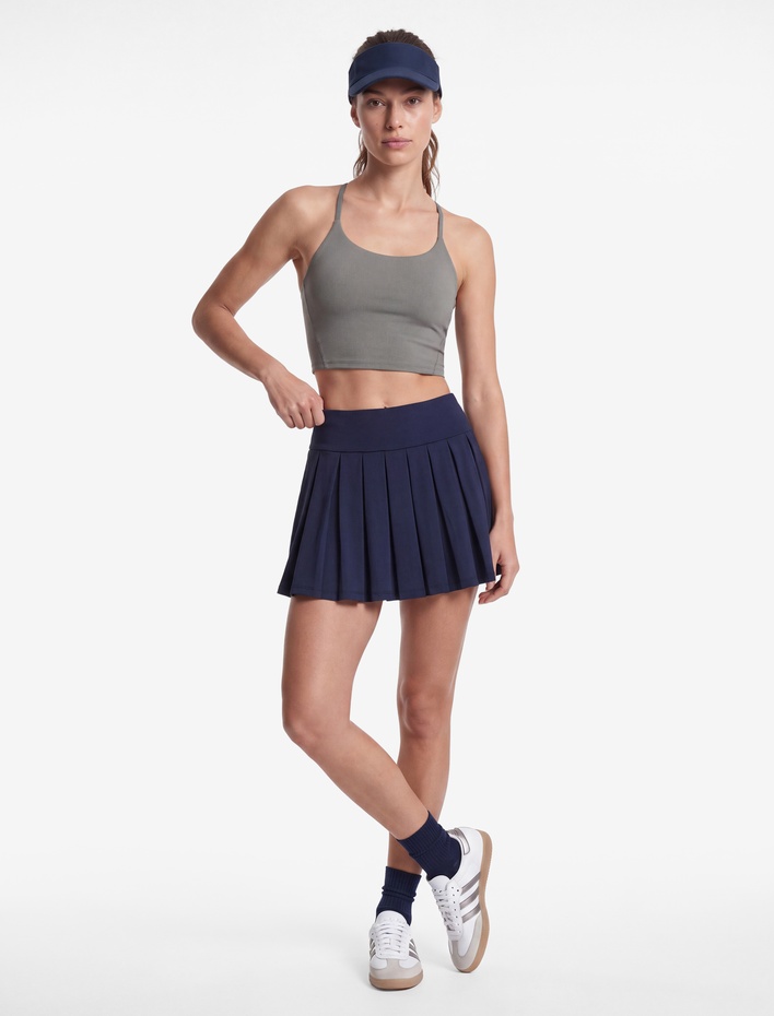  Slim Fit Sırt Detaylı İp Askılı Kolsuz Spor Atlet
