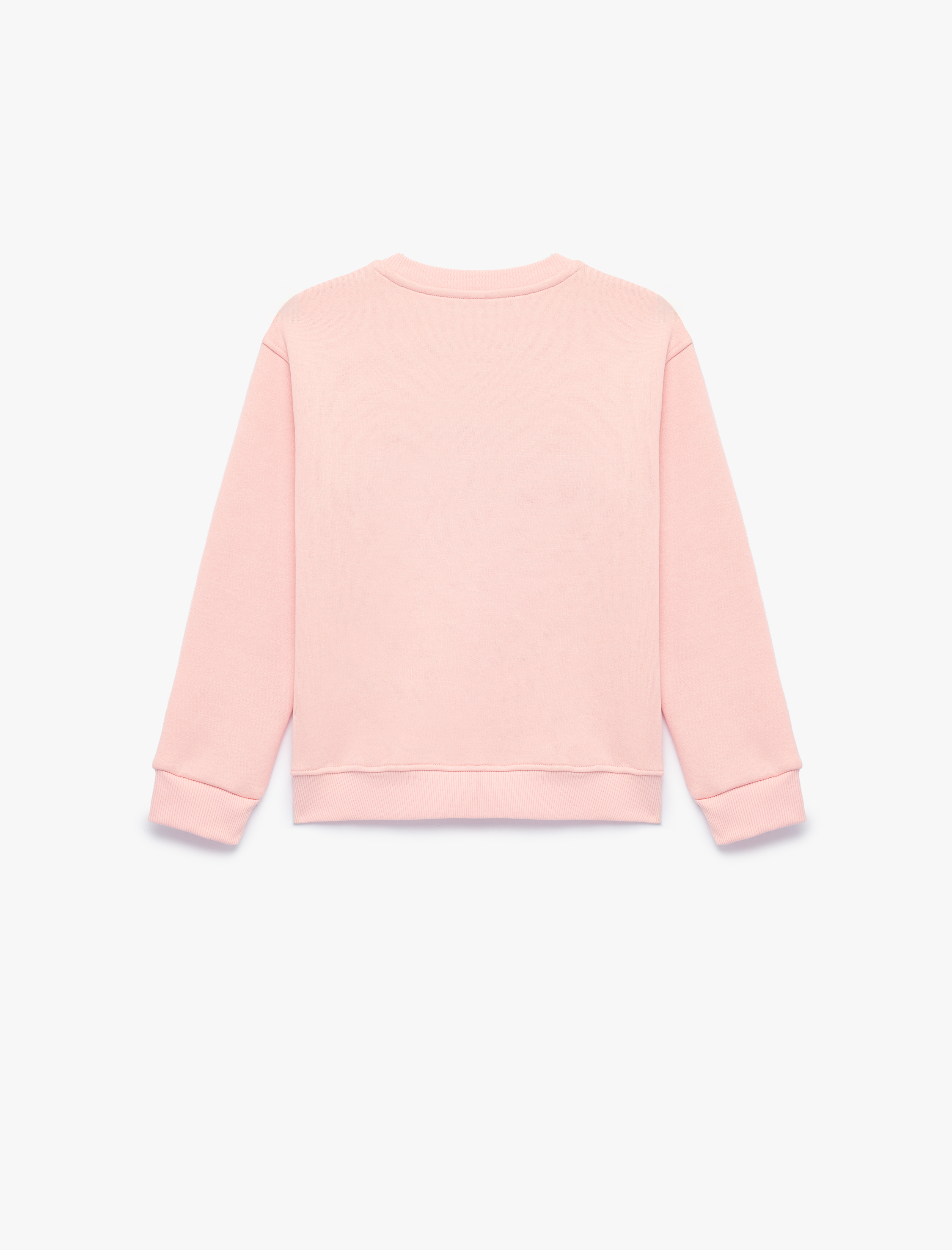  Kız Çocuk Üç İplik Şardonlu Bisiklet Yaka Uzun Kollu Koala Baskılı Sweatshirt