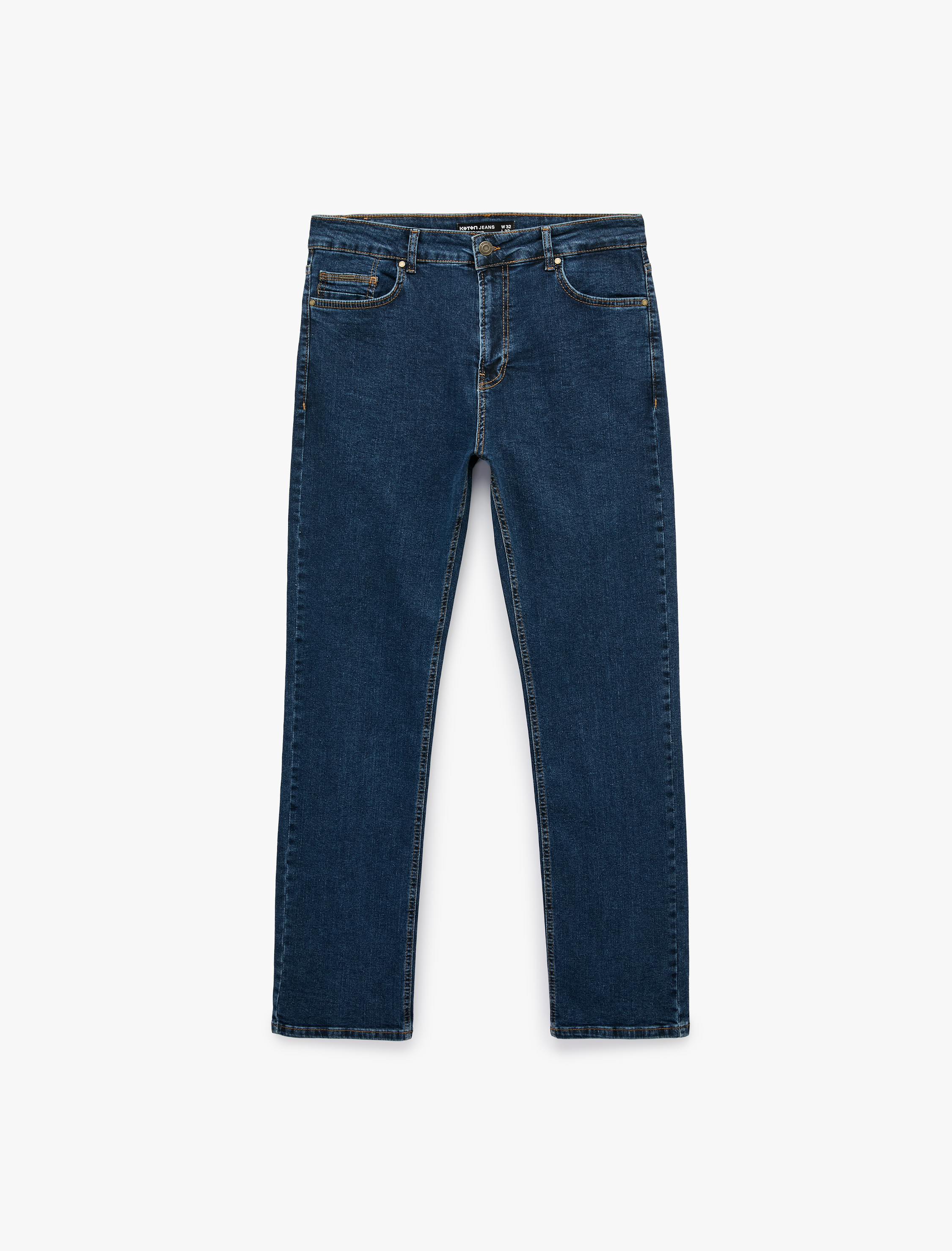   Normal Bel Pamuklu Cepli Slim Fit Jean Pantolon - Brad Jean