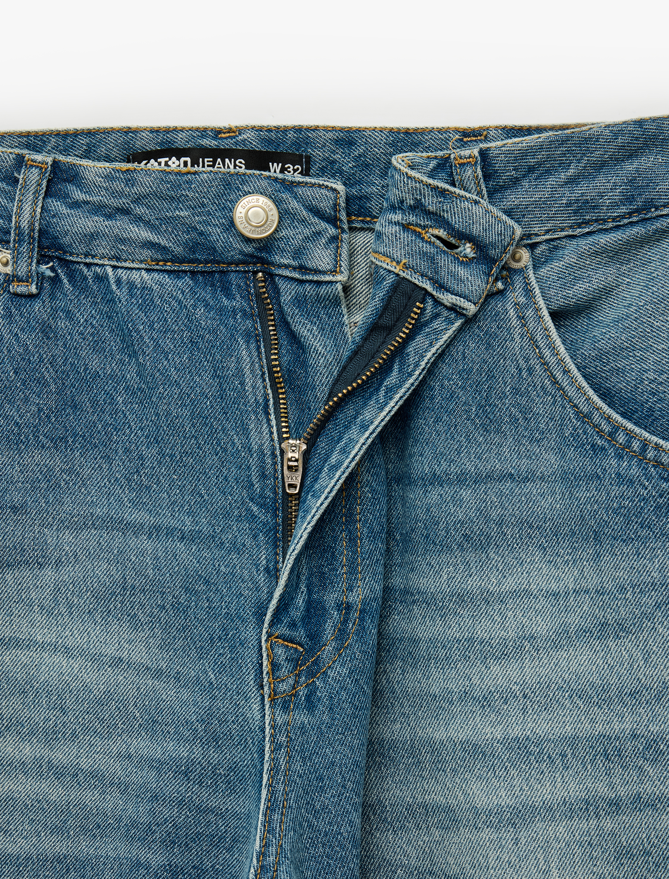   Normal Bel Cepli Rahat Kalıp Pamuklu Bol Paça Jean Pantolon