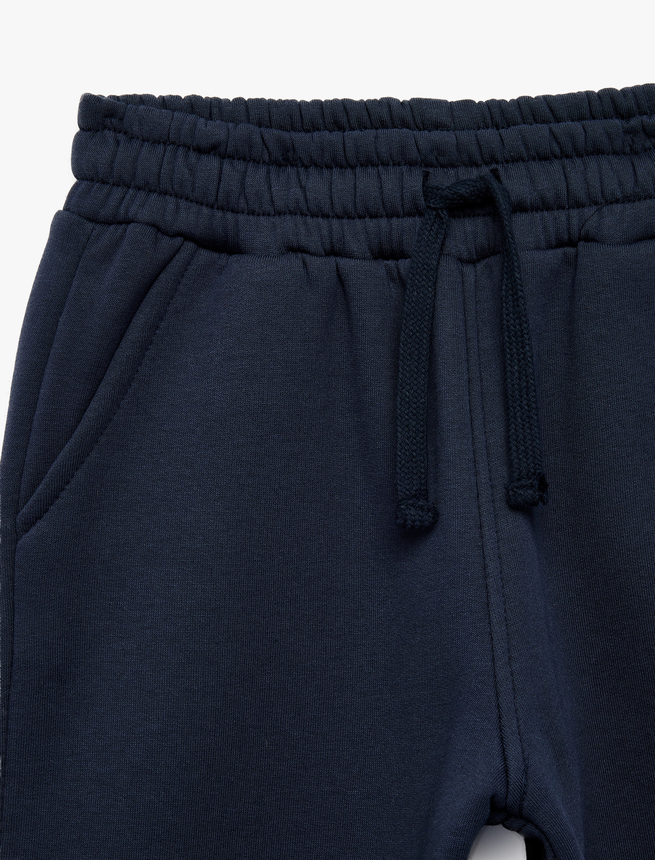  Erkek Çocuk Üç İplik Şardonlu Cep Detaylı Beli Bağcıklı Jogger Eşofman Altı