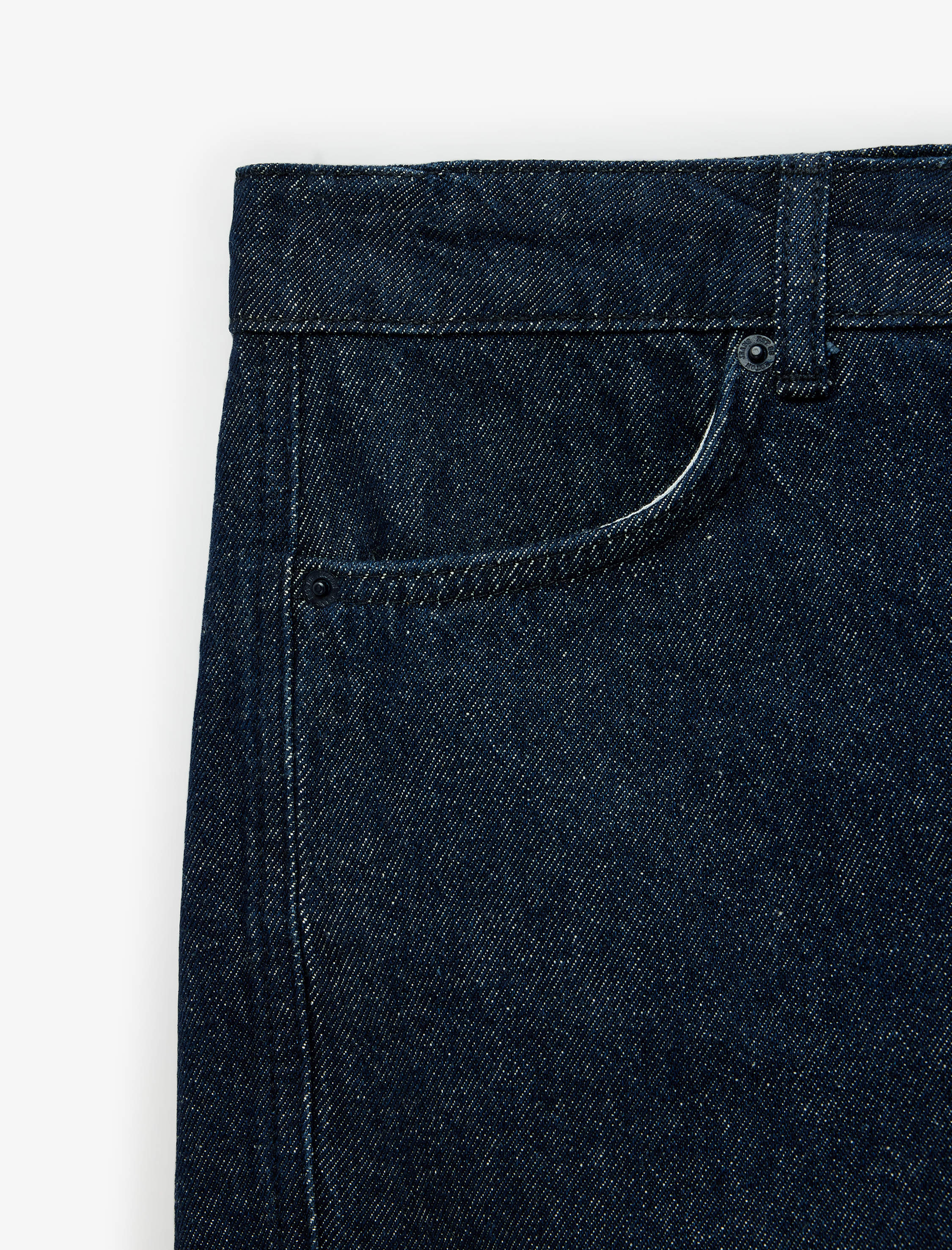   Pamuklu Rahat Kalıp Cepli Denim Şort Etek
