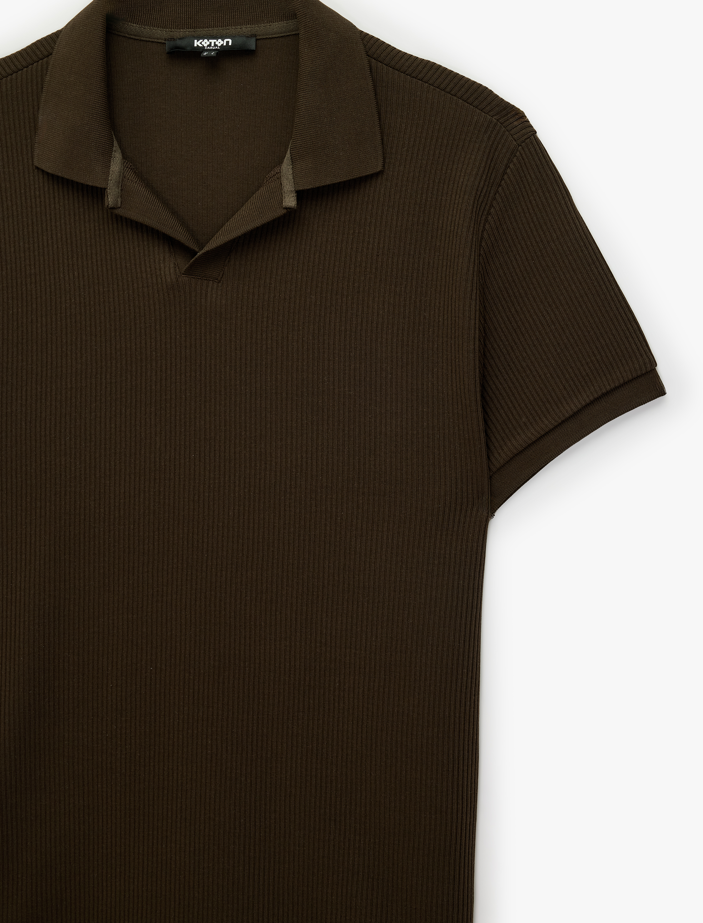   Regular Fit Kısa Kollu Pamuklu Polo Yaka Tişört