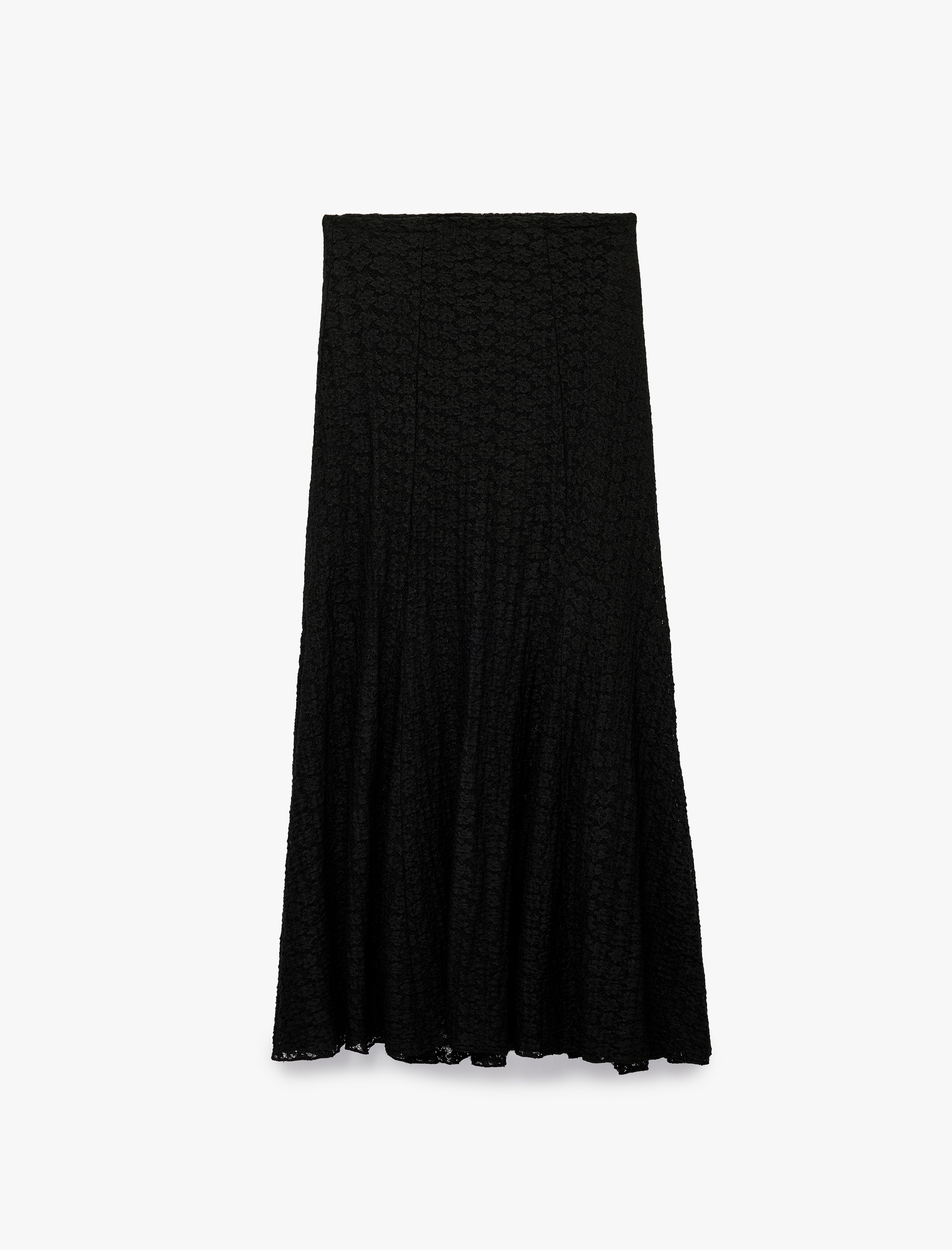   Normal Bel Slim Fit Uzun Dantelli Etek