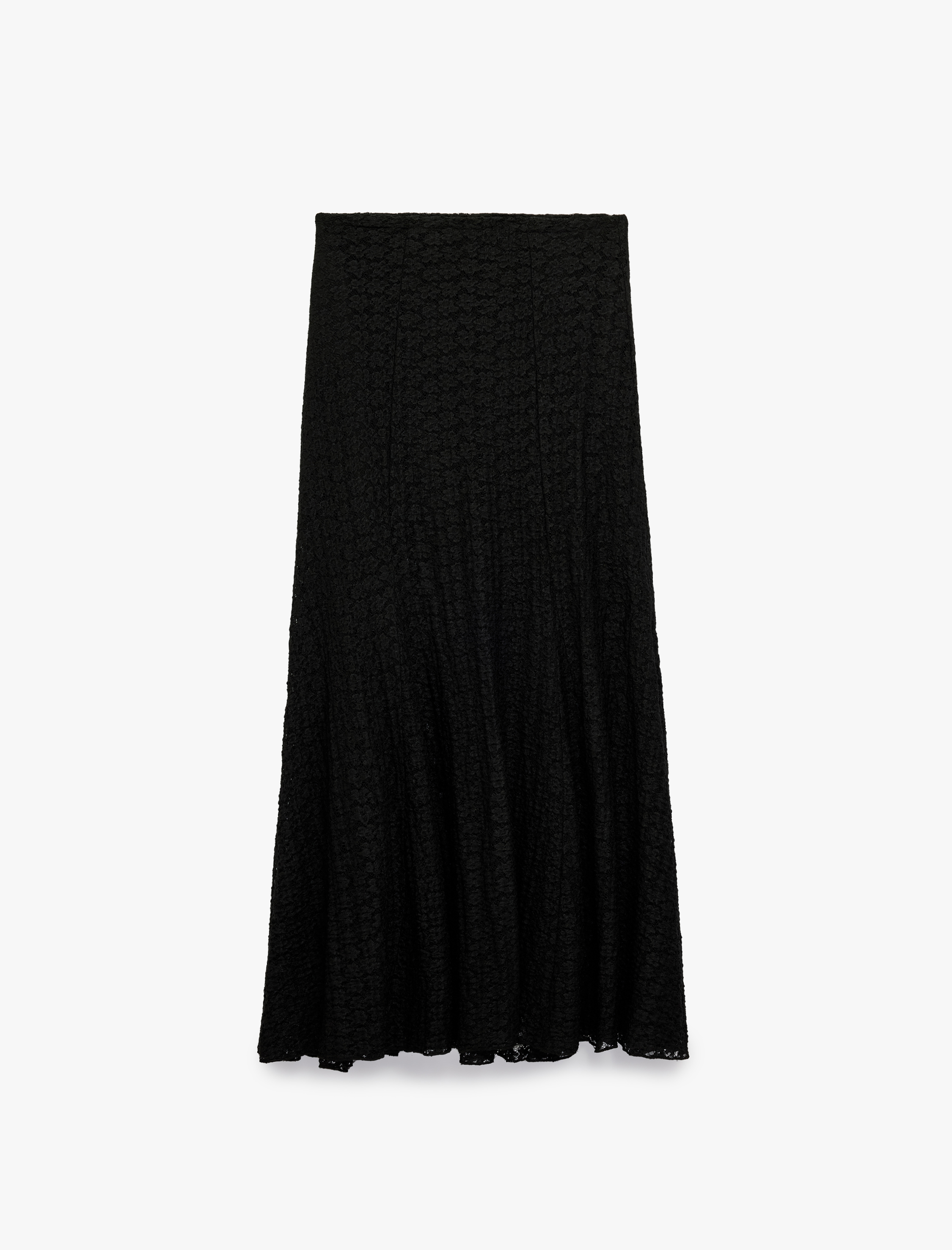   Normal Bel Slim Fit Uzun Dantelli Etek
