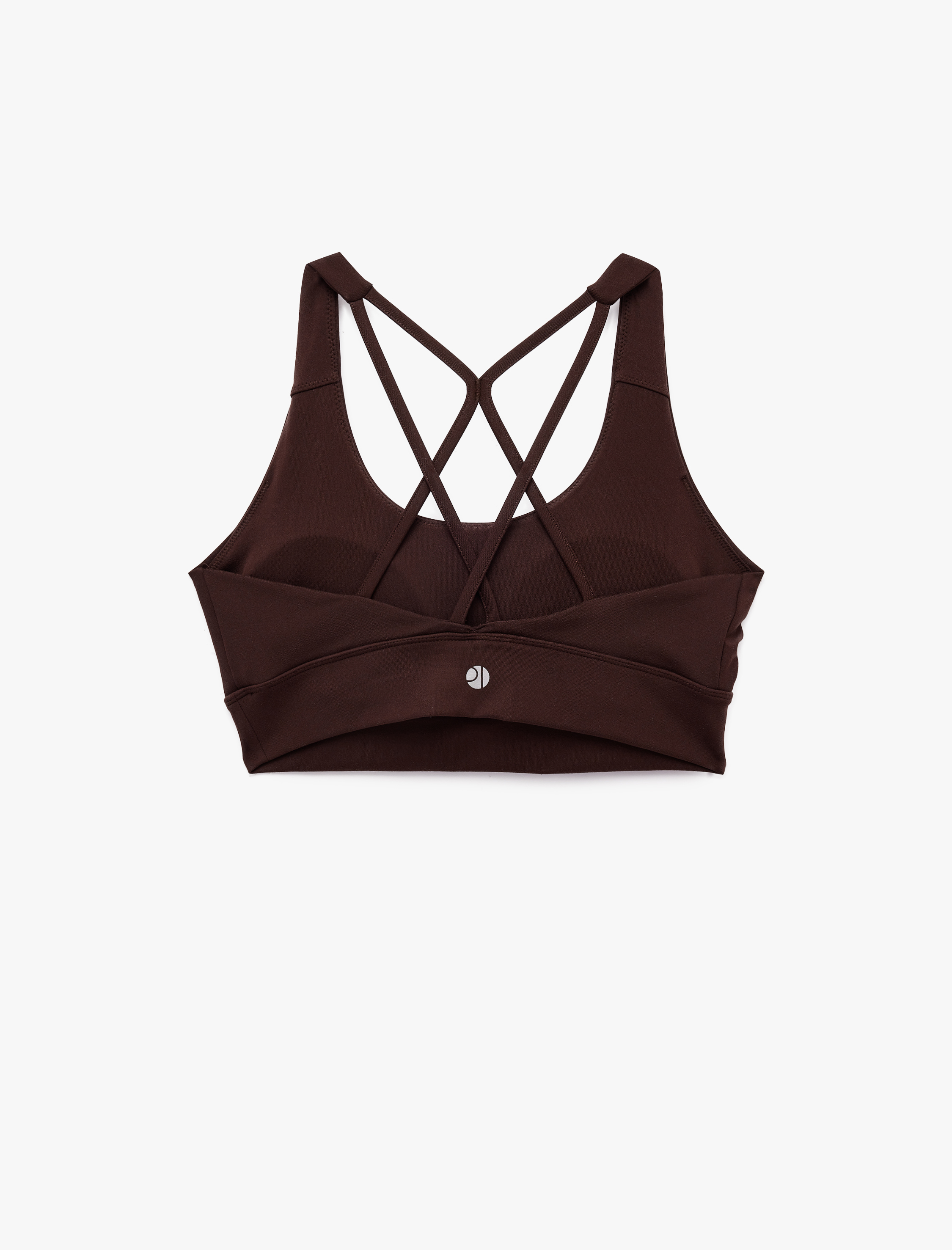   Slim Fit U Yaka Kolsuz Sırt Detaylı Kaplı Sporcu Sütyeni