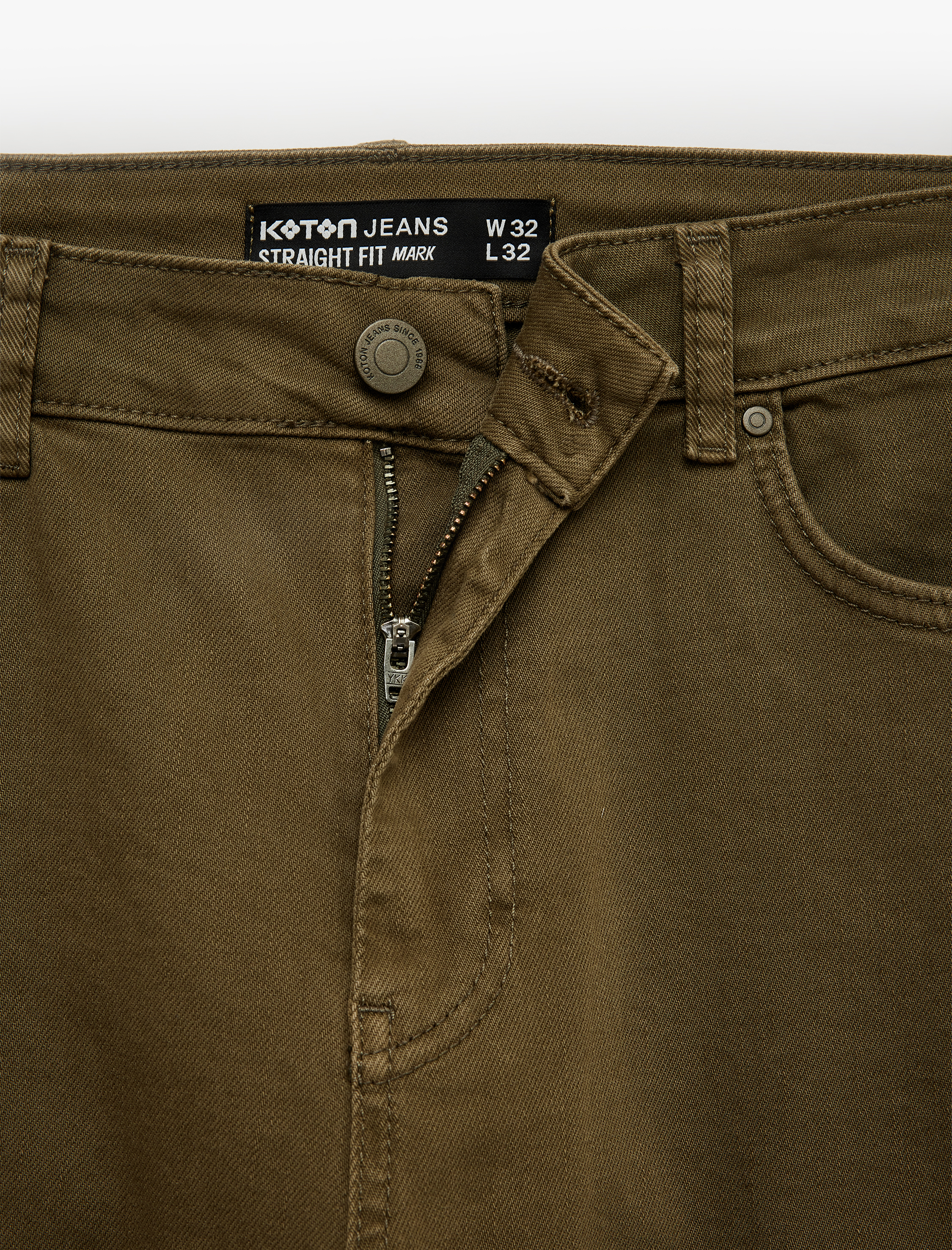   Normal Bel Pamuklu Cepli Straight Fit Jean Pantolon - Mark Jean