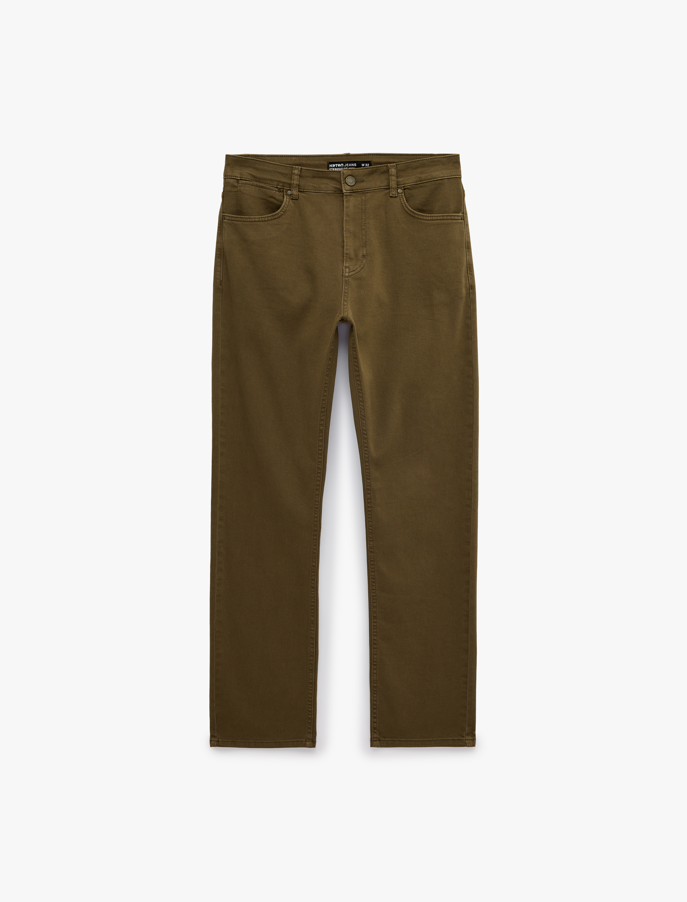   Normal Bel Pamuklu Cepli Straight Fit Jean Pantolon - Mark Jean