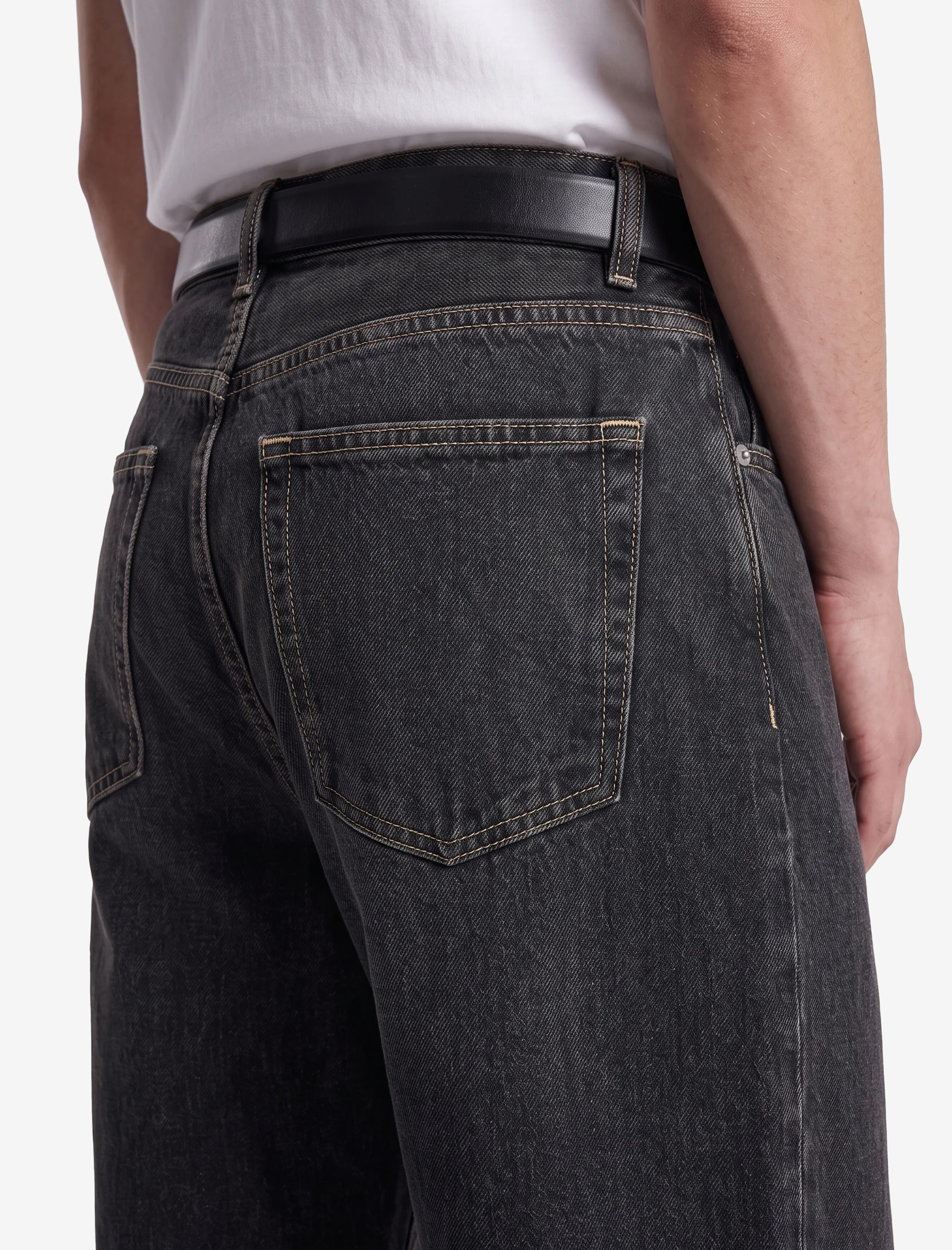   Normal Bel Cepli Pamuklu Bol Super Baggy Jean Pantolon