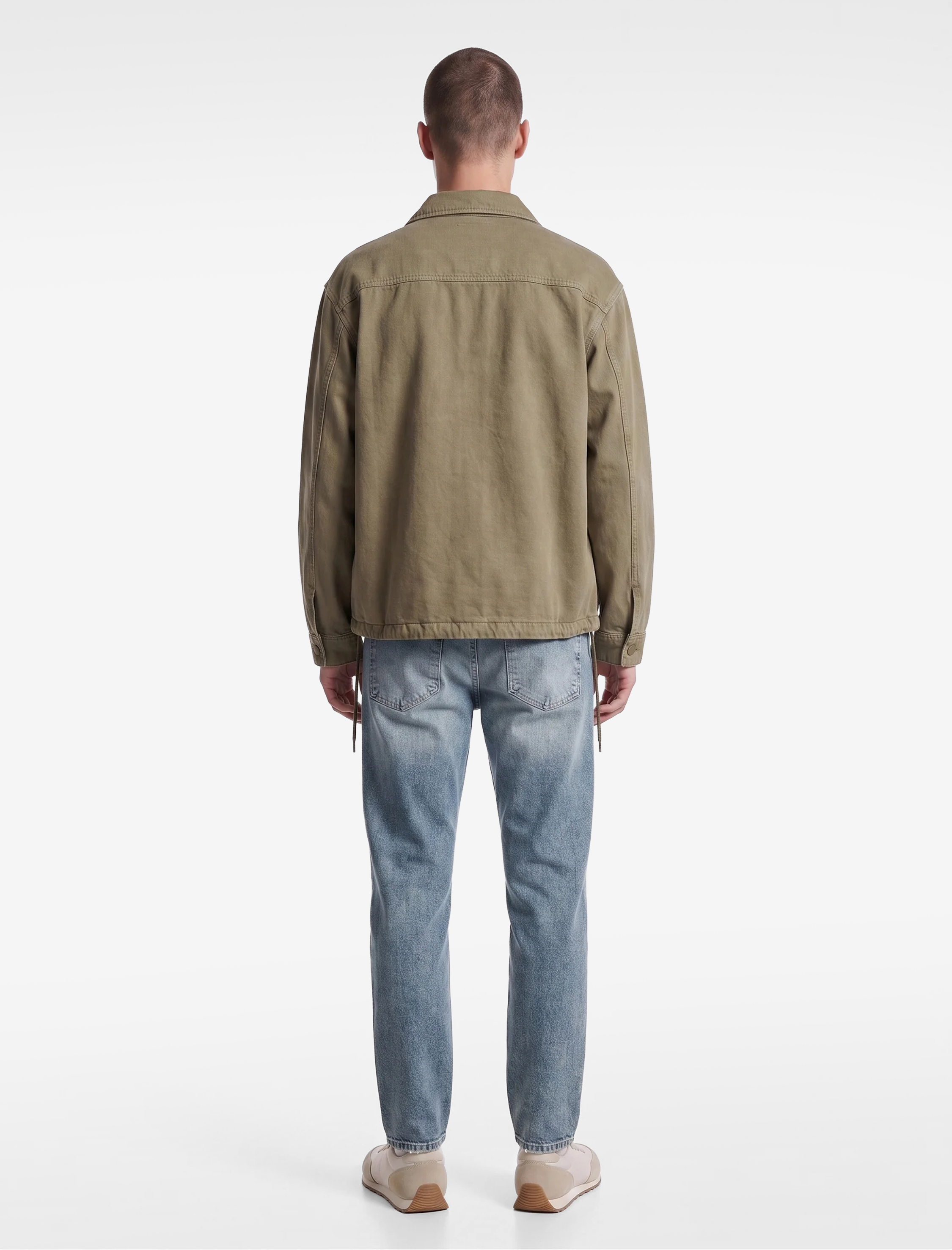 Koton Pamuklu Normal Bel Cepli Düz Paça Denim Pantolon - Tapered Jeans görsel 3