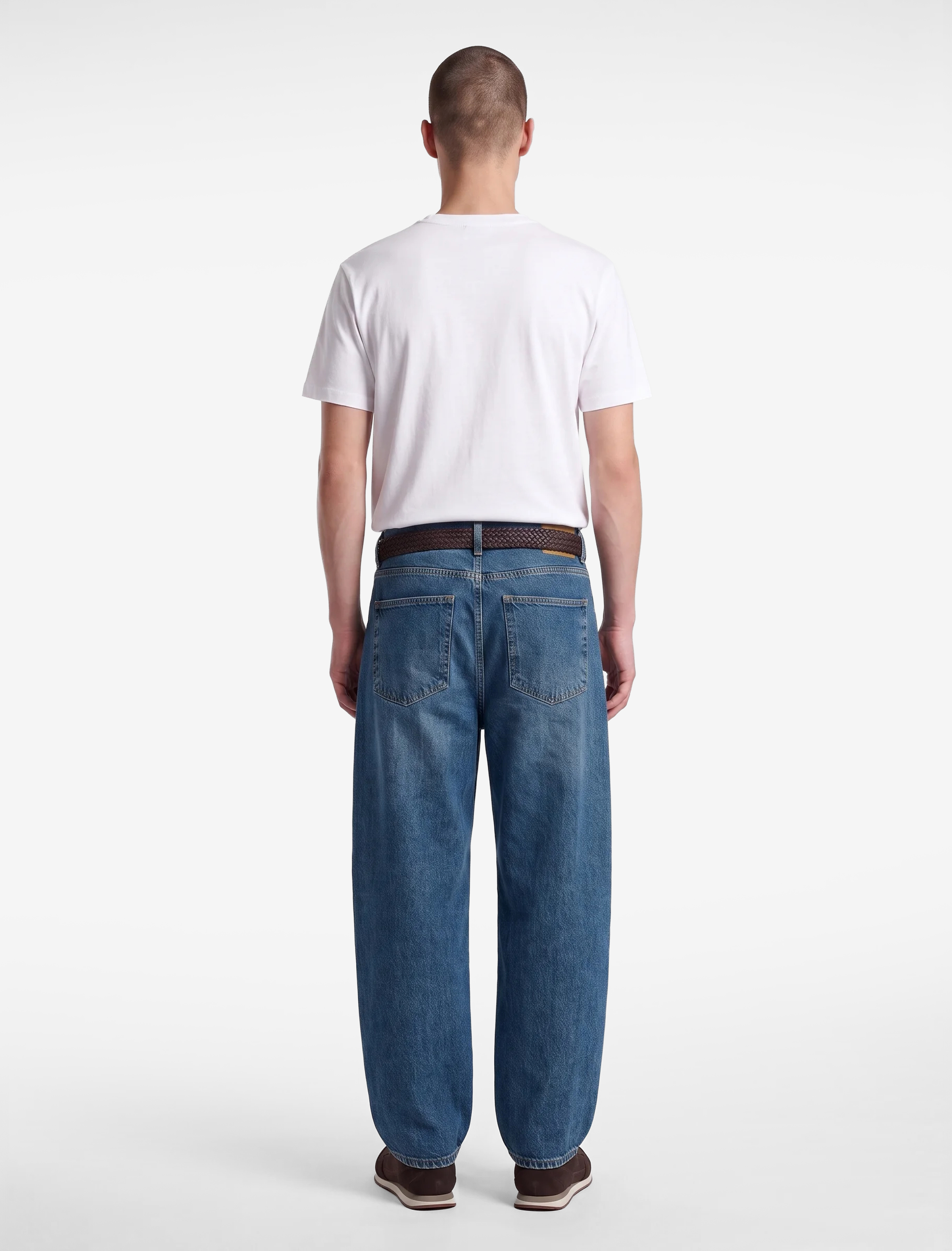 Koton Rahat Kalıp Normal Bel Beş Cepli Pamuklu Barrel Denim Pantolon - Barrel Jeans görsel 3
