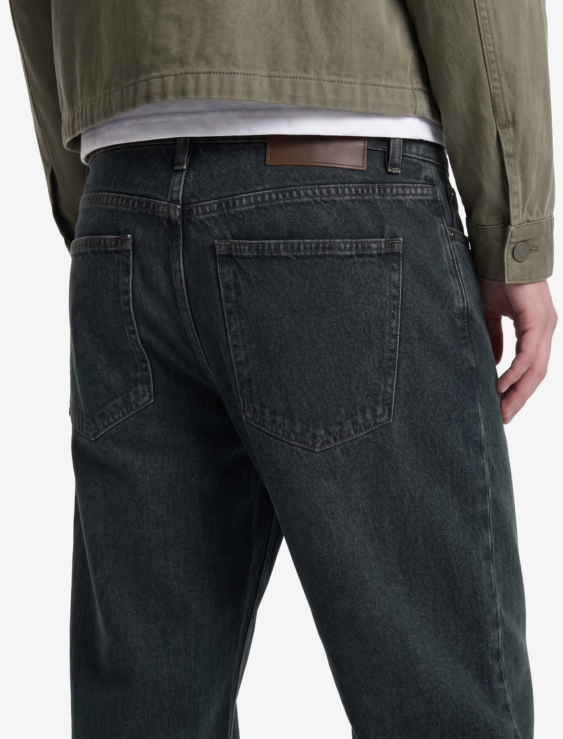 Koton Normal Bel Cepli Rahat Kalıp Pamuklu Baggy Jean Pantolon görsel 4