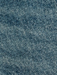 Yıpratmalı Düşük Bel Rahat Kalıp Pamuklu Düz Paça Pantolon - Straight Fit Jean