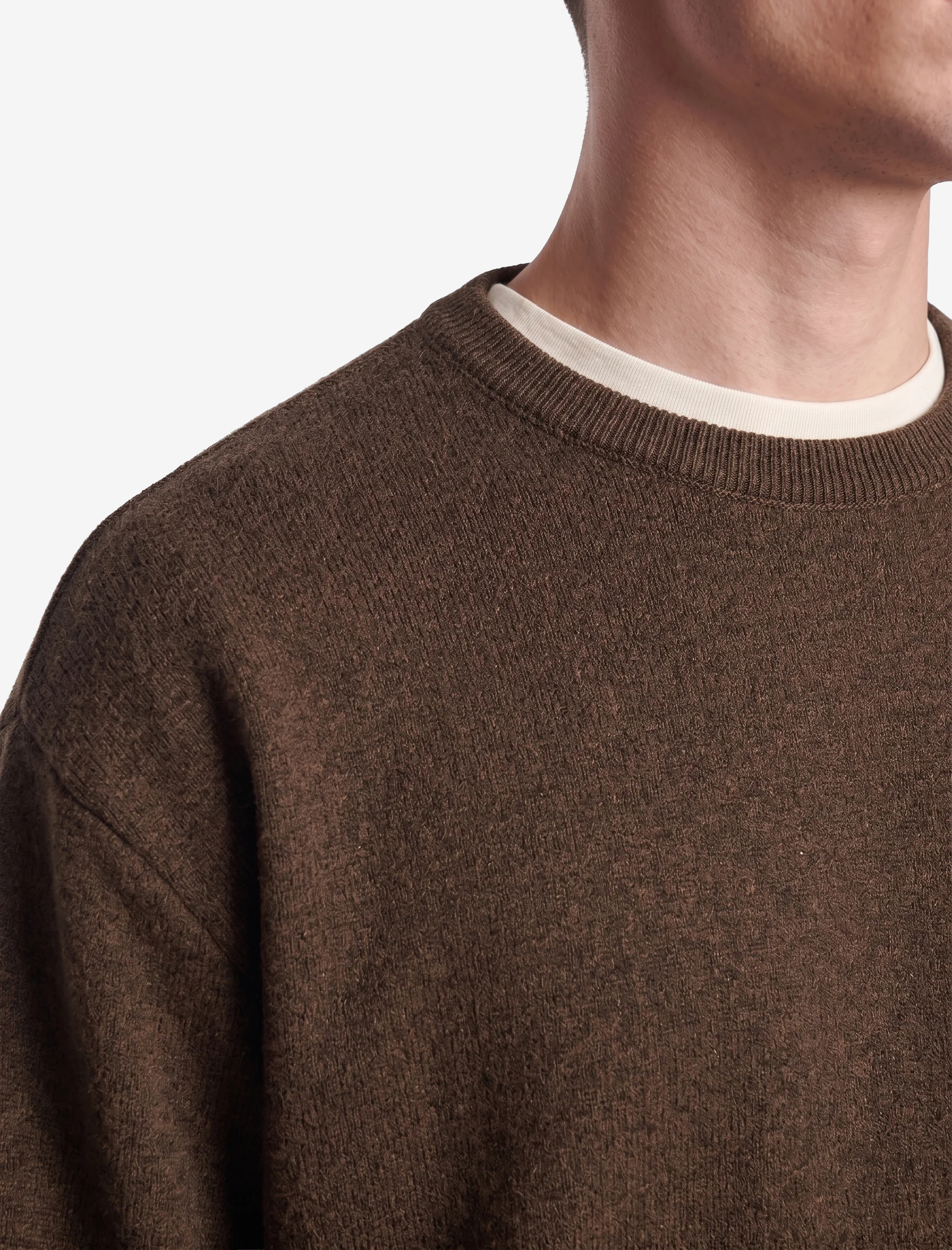 Koton Uzun Kollu Rahat Kalıp Bisiklet Yaka Sweatshirt görsel 4