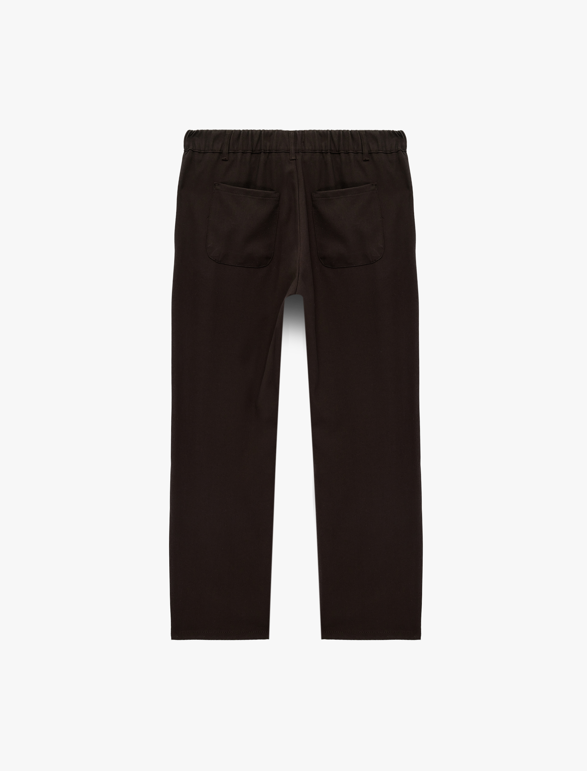   Beli Lastikli Düğmeli Viskon Karışımlı Cepli Kumaş Pantolon