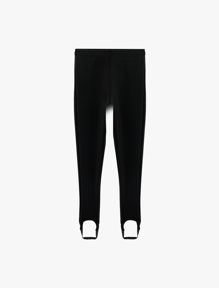  Normal Bel Slim Fit Ayak Bant Detaylı Dar Paça Pantolon