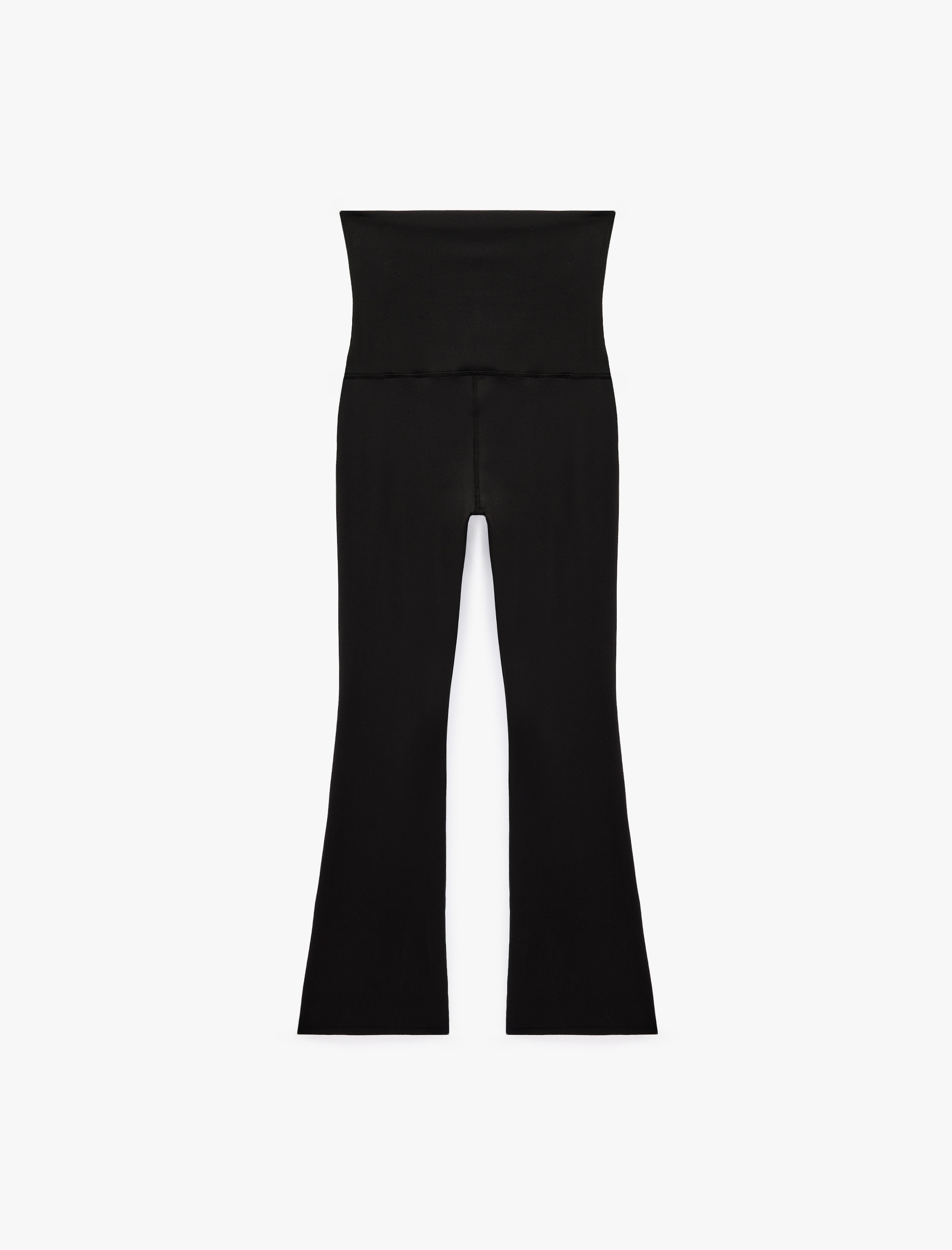   Yüksek Bel Slim Fit Büzgülü İspanyol Paça Spor Tayt