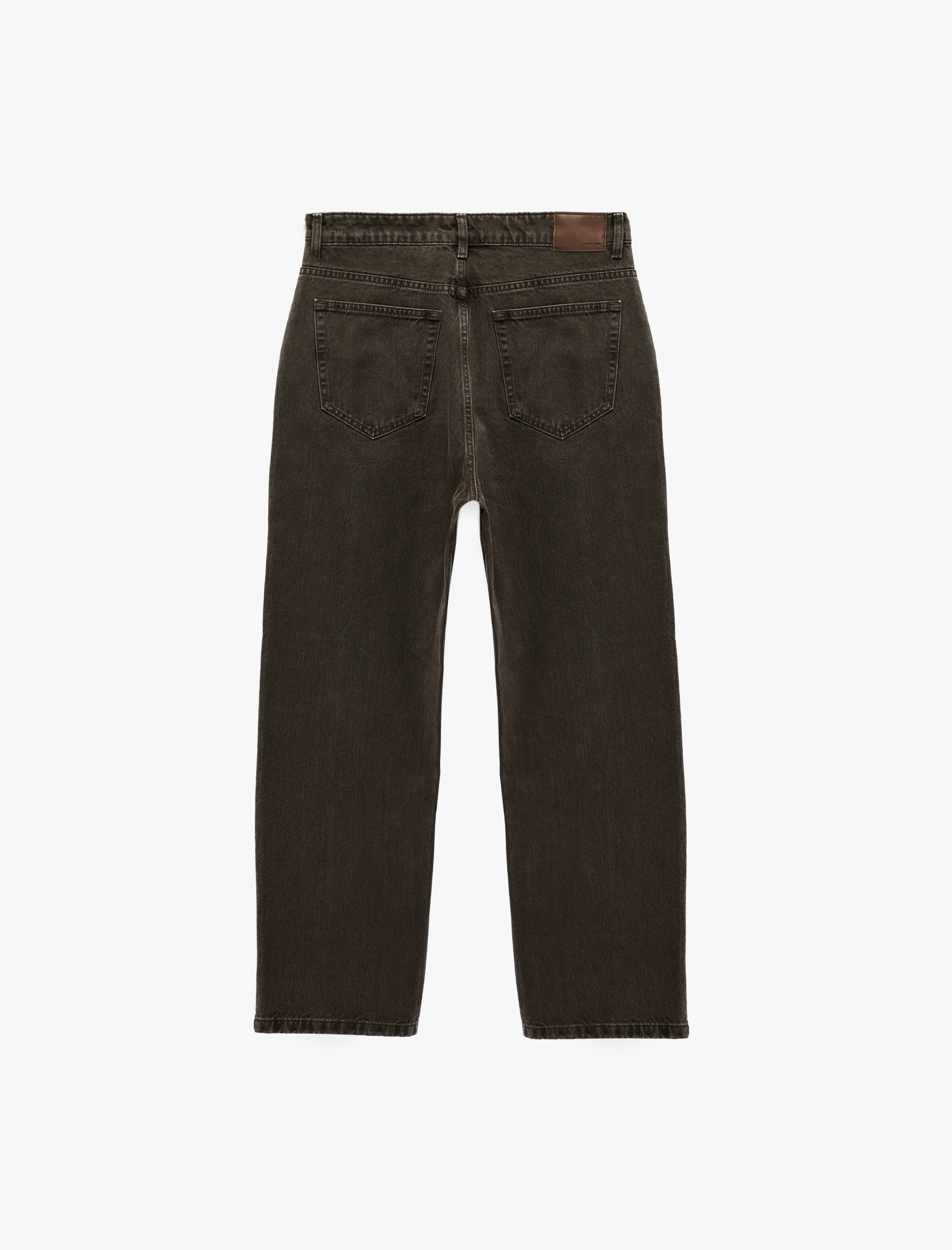   Normal Bel Cepli Oversize Pamuklu Baggy Jean Pantolon