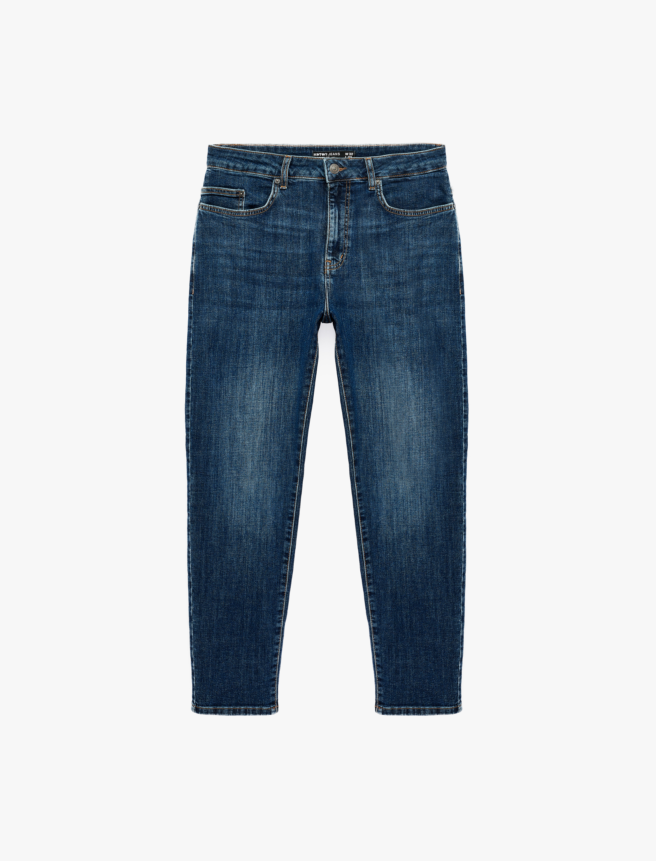   Regular Fit Pamuklu Normal Bel Cepli Tapered Jean Pantolon - Joe Jean