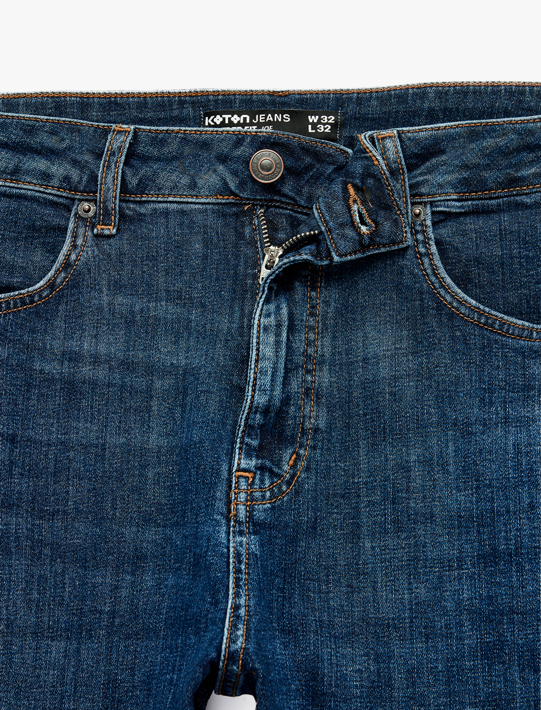   Regular Fit Pamuklu Normal Bel Cepli Tapered Jean Pantolon - Joe Jean