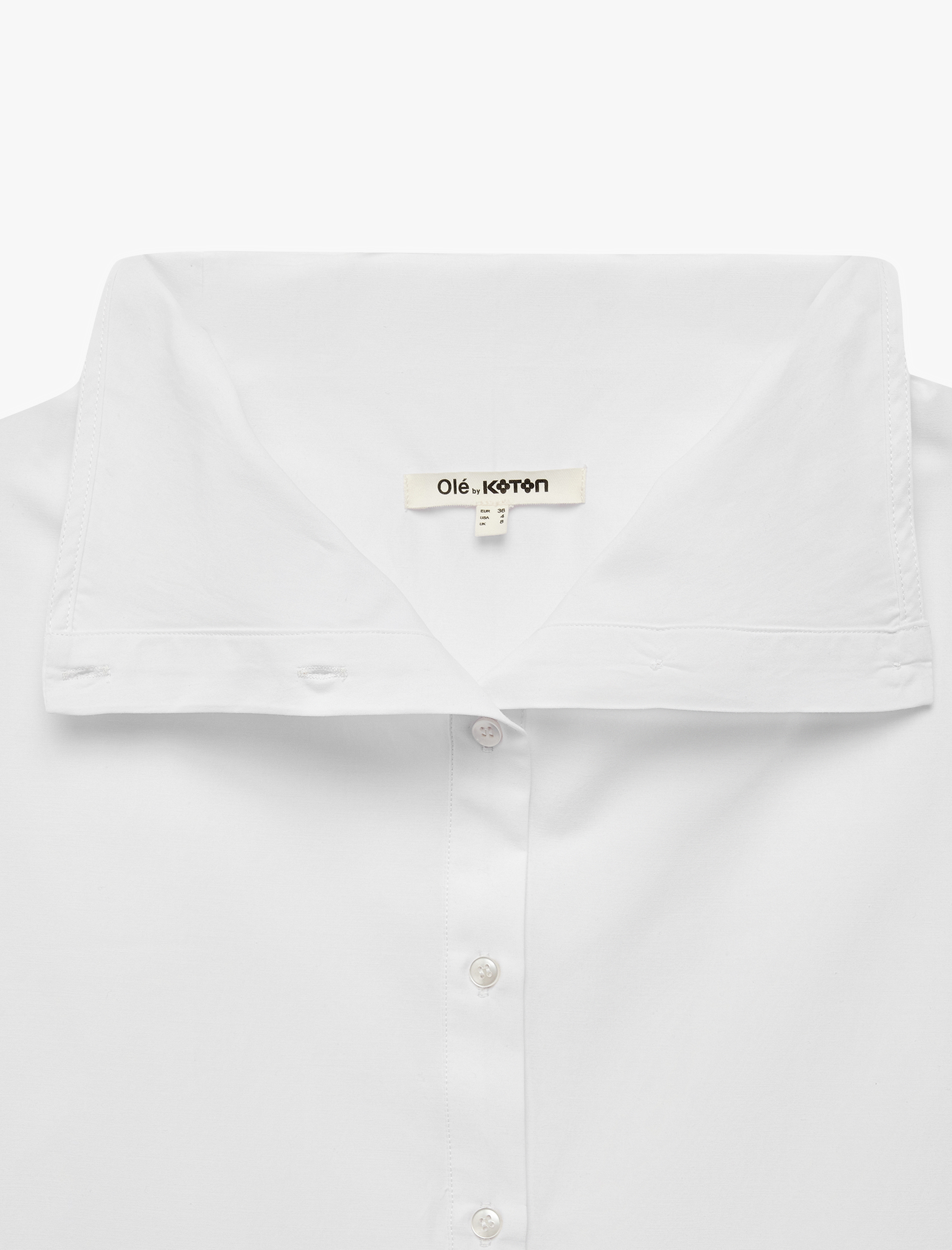   Slim Fit Uzun Kollu Düğmeli Katlanabilir Dik Yaka Gömlek