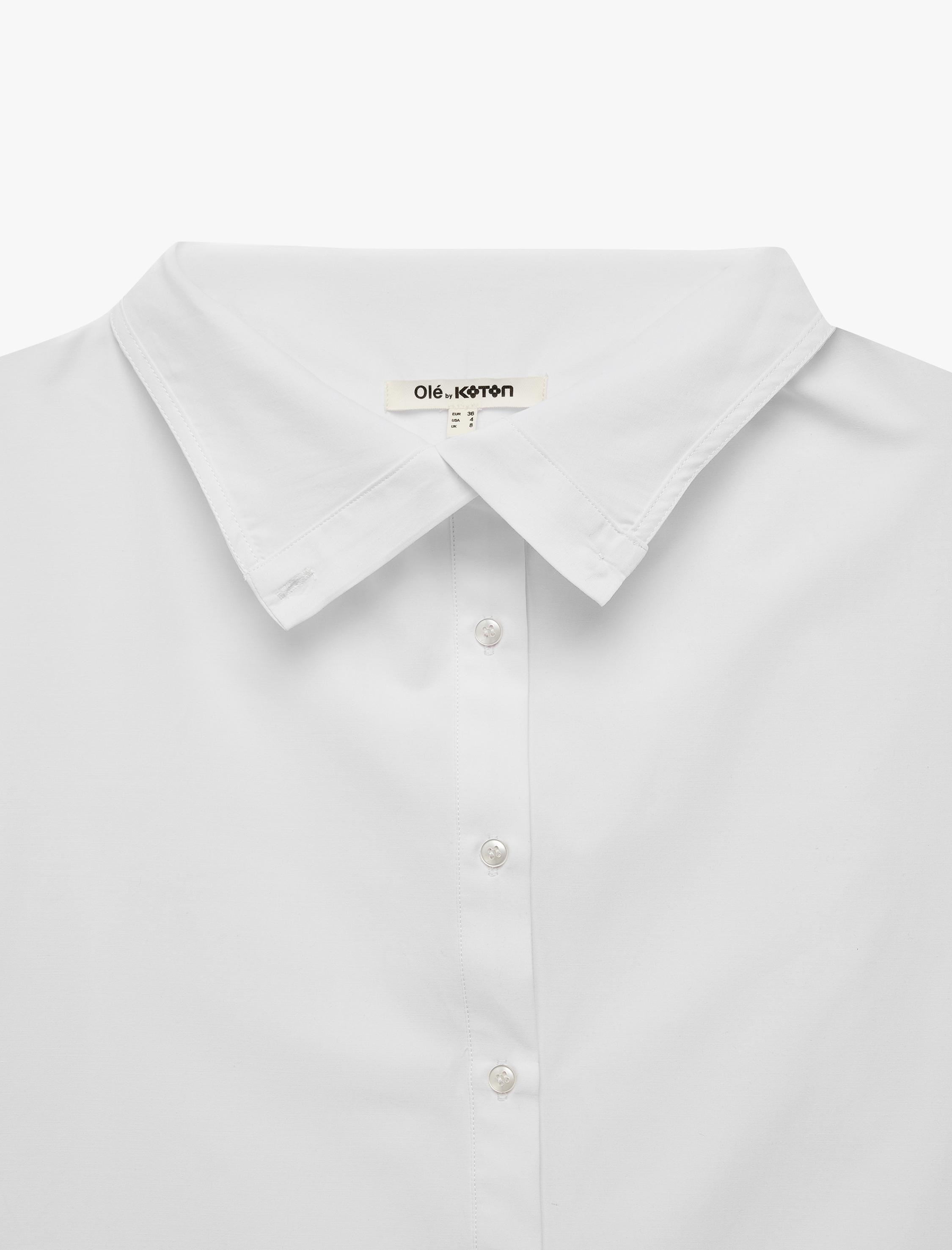   Slim Fit Uzun Kollu Düğmeli Katlanabilir Dik Yaka Gömlek