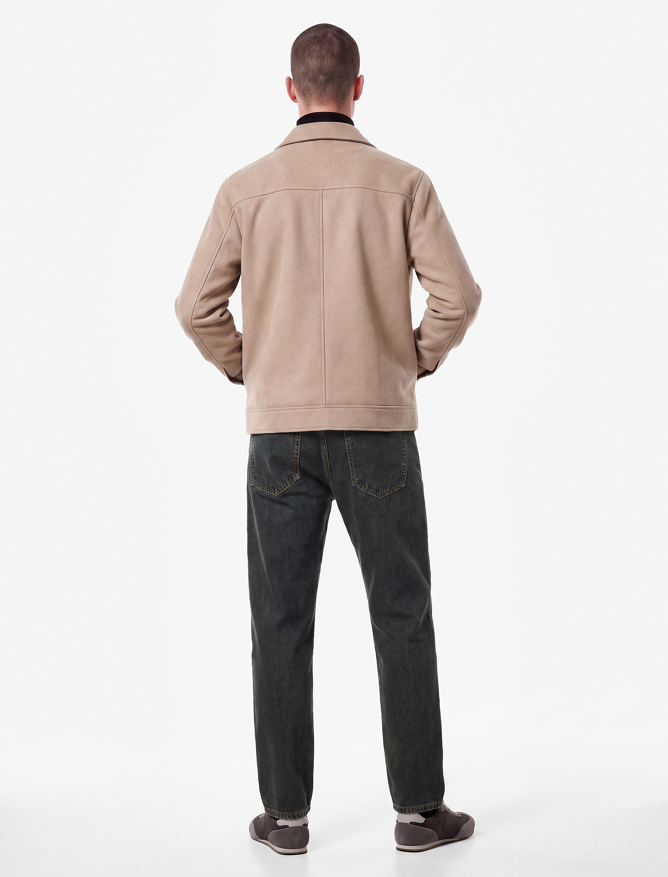   Pamuklu Düz Paça Vintage Straight Fit Jean Pantolon