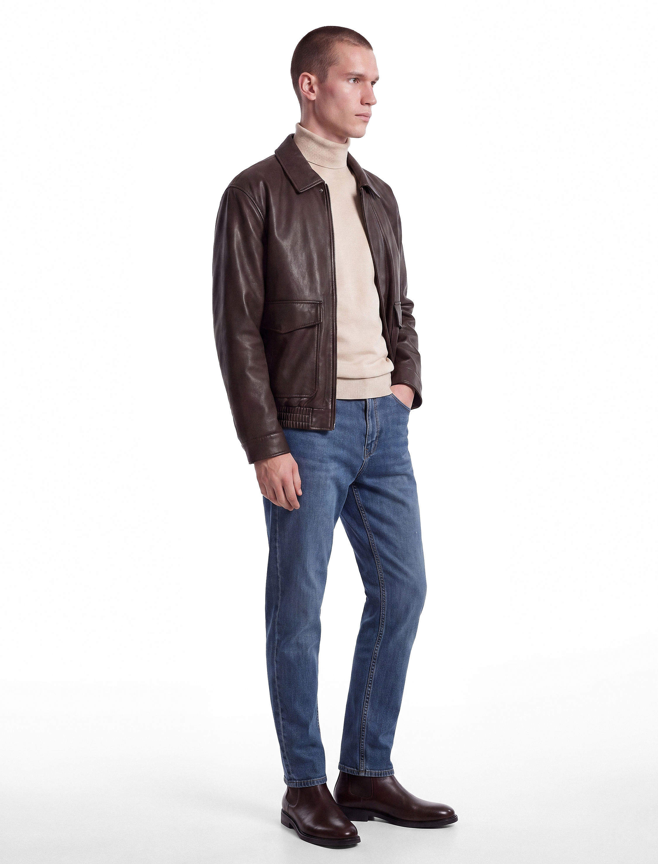   Pamuklu Cep Detaylı Tapered Jean Pantolon - Joe Jean