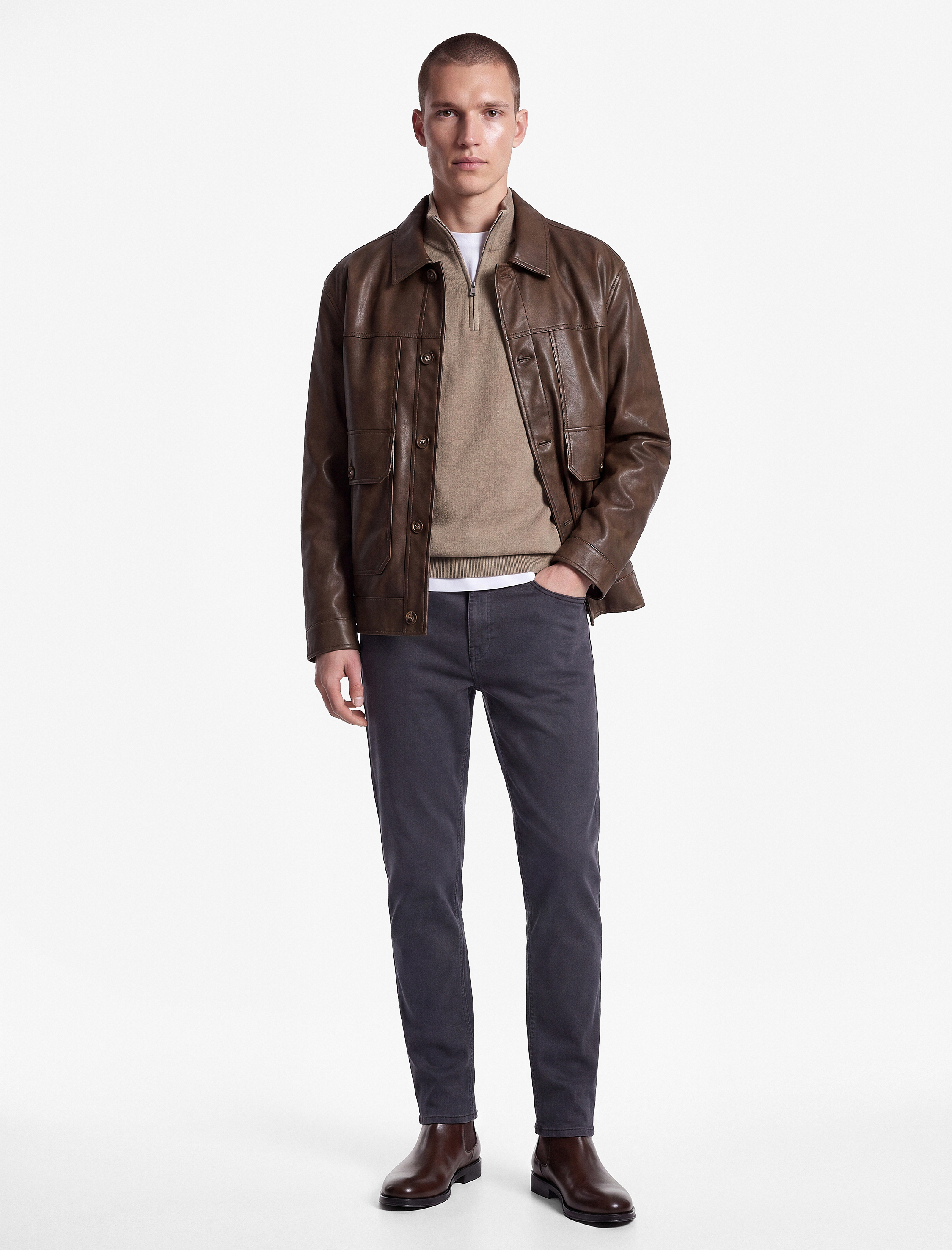   Pamuklu Normal Bel Cepli Tapered Fit Jean Pantolon - Joe Jean