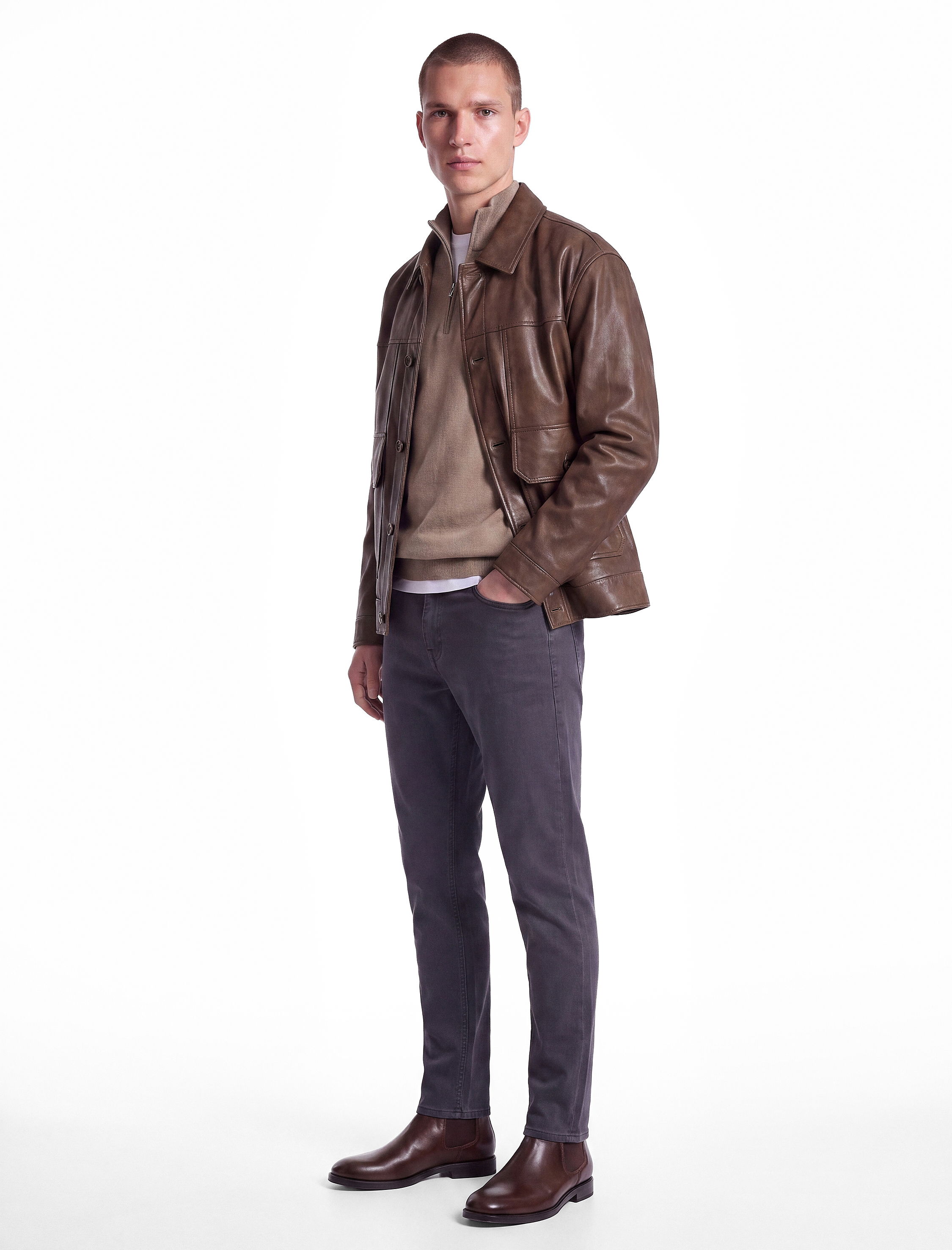   Pamuklu Normal Bel Cepli Tapered Fit Jean Pantolon - Joe Jean