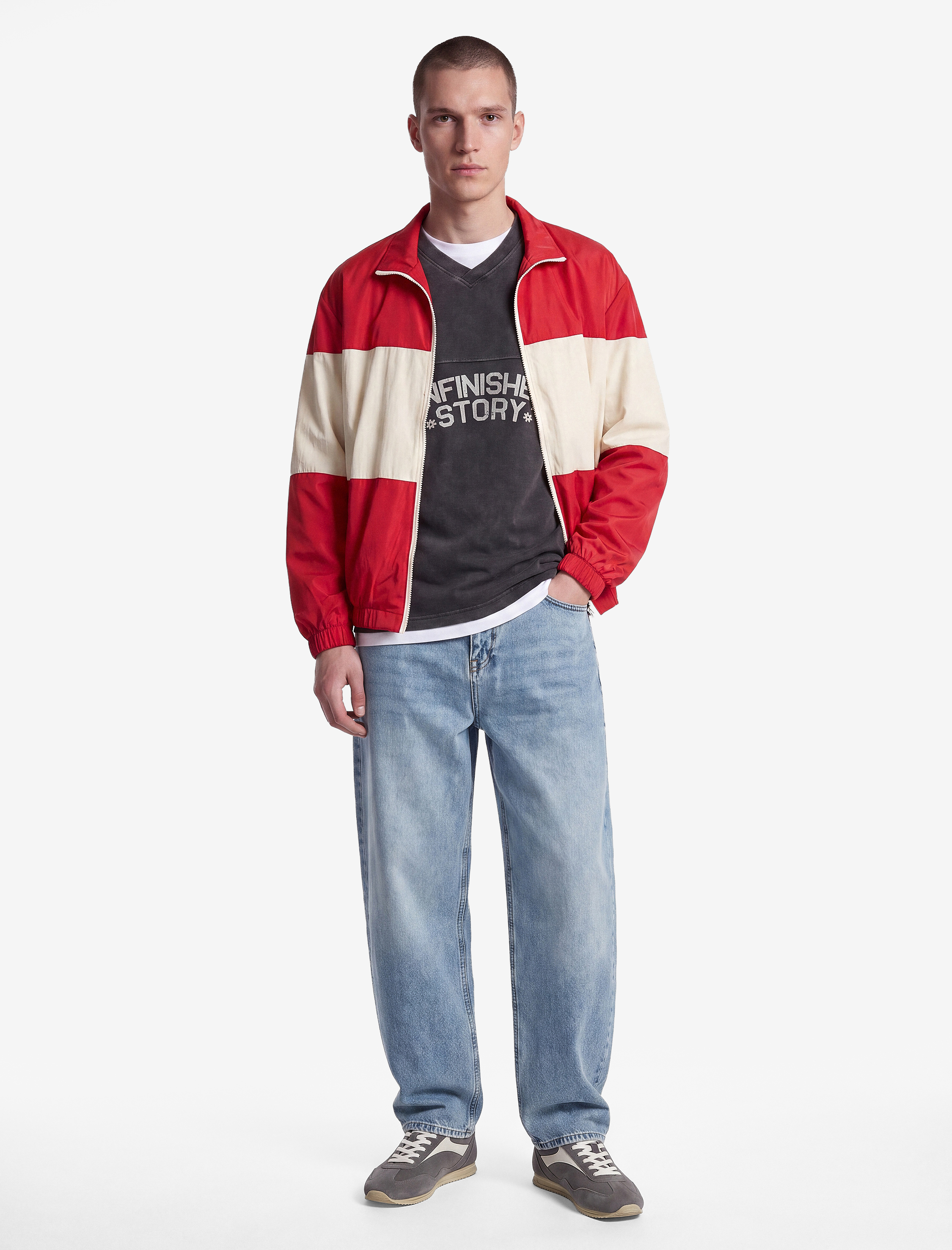   Normal Bel Pamuklu Oversize Bol Barrel Fit Jean Pantolon