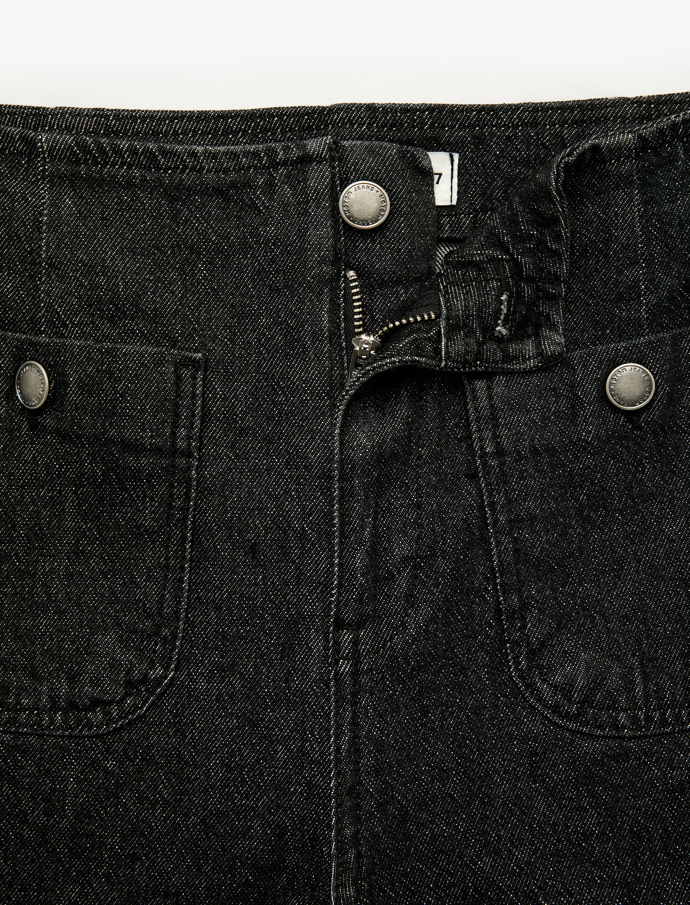   Pamuklu Cepli Normal Bel Culotte Pantolon - Culotte Jeans