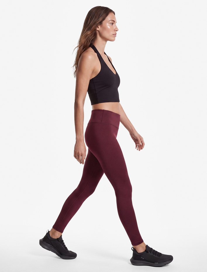 Slim Fit Yüksek Bel Crop Spor Tayt