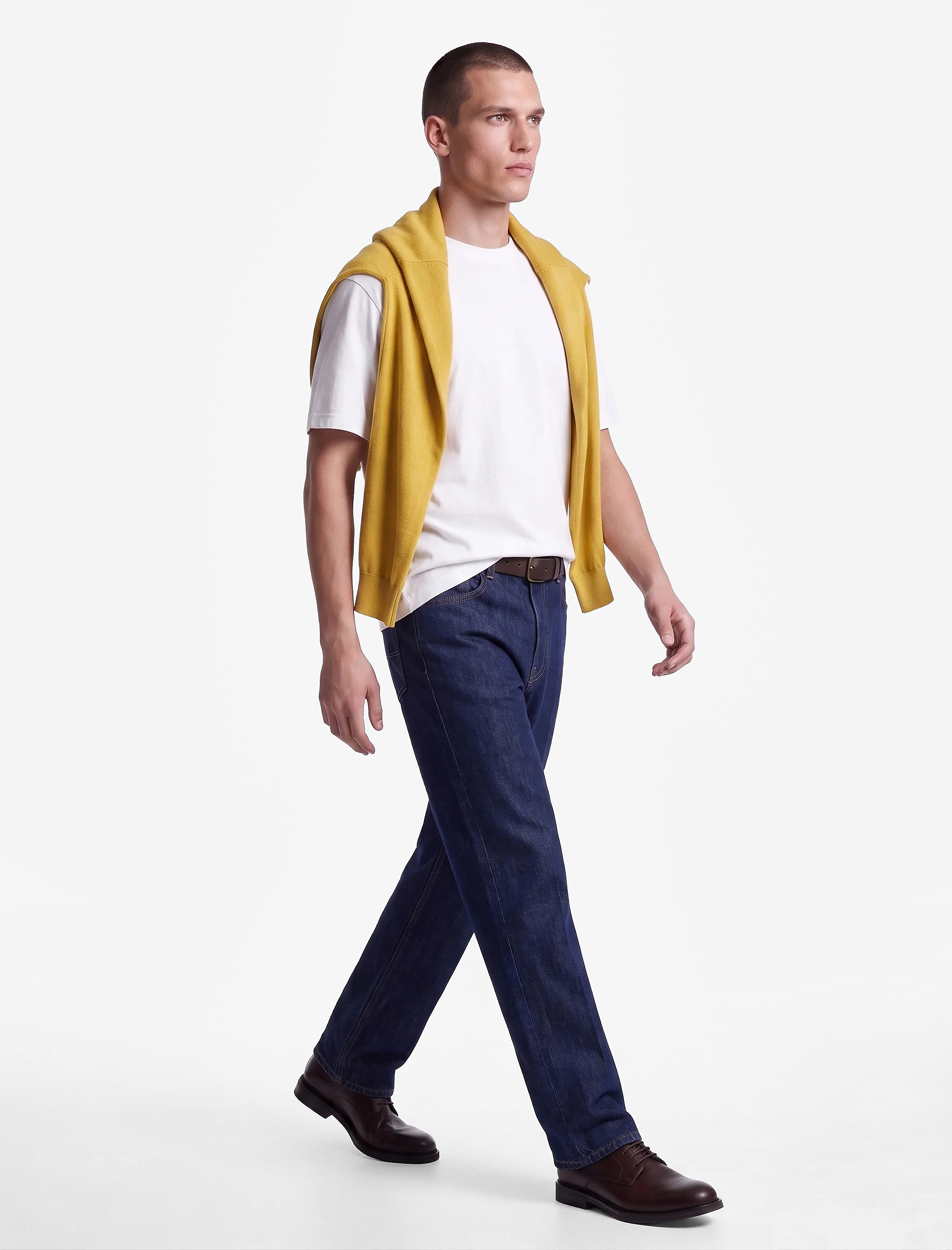   Kısa Kollu Bisiklet Yaka Pamuklu Basic Oversize Tişört