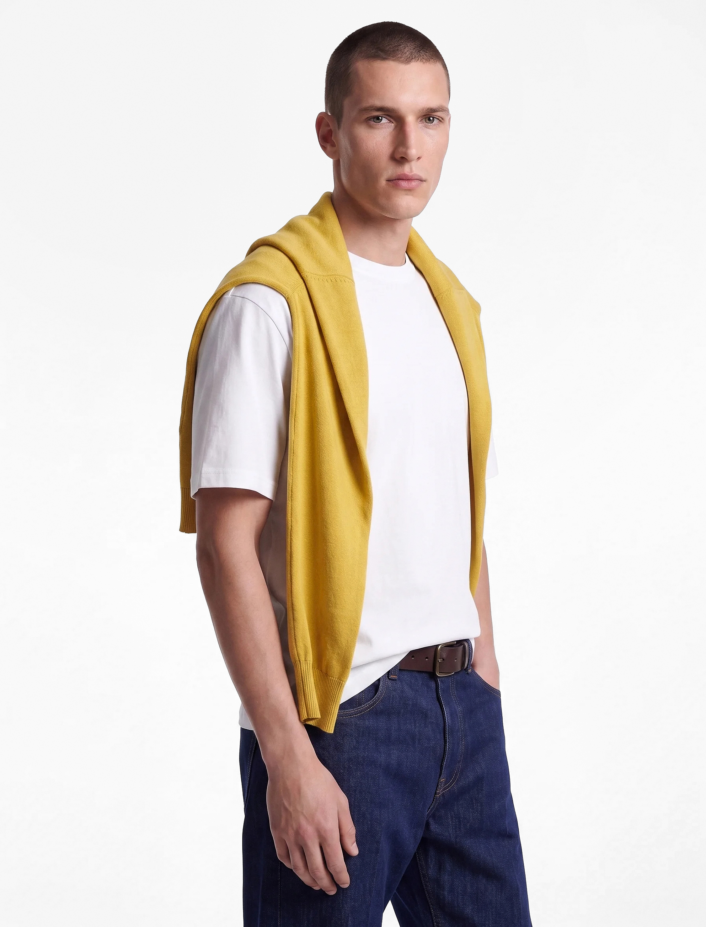   Kısa Kollu Bisiklet Yaka Pamuklu Basic Oversize Tişört