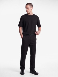 Kısa Kollu Bisiklet Yaka Pamuklu Tok Kumaş Basic Oversize Tişört