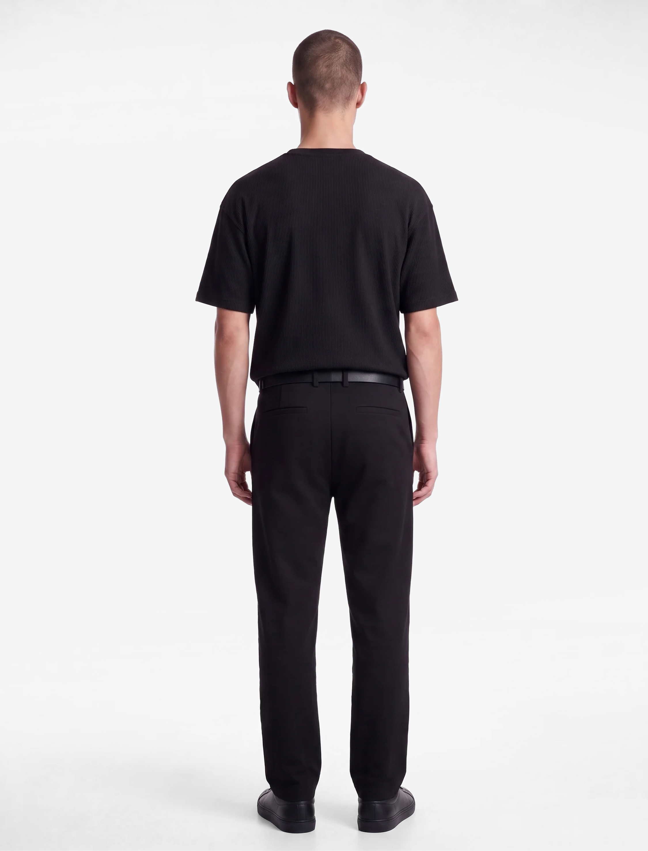 Koton Kısa Kollu Bisiklet Yaka Pamuklu Tok Kumaş Basic Oversize Tişört görsel 3