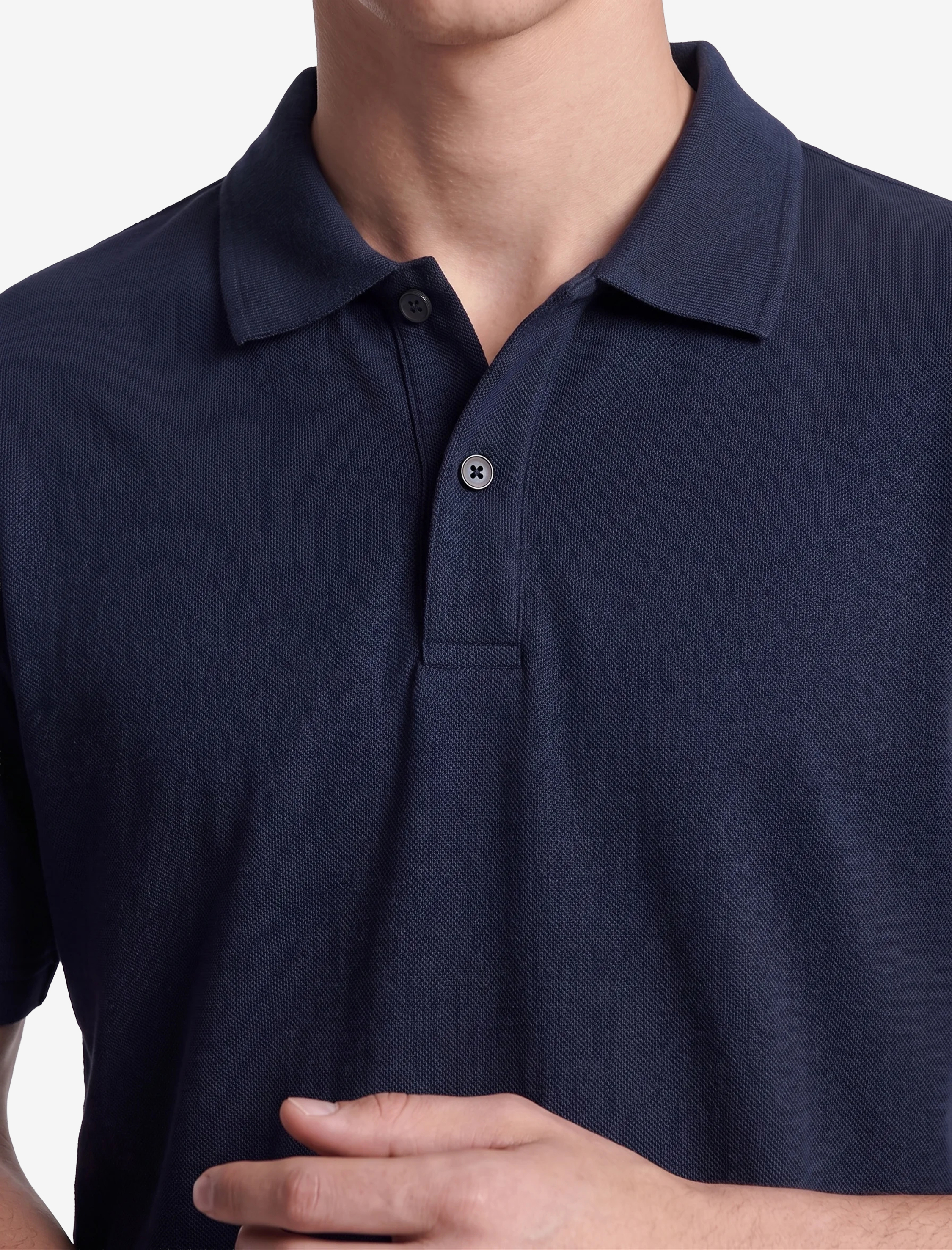 Koton Regular Fit Kısa Kollu Pamuklu Polo Yaka Tişört görsel 4