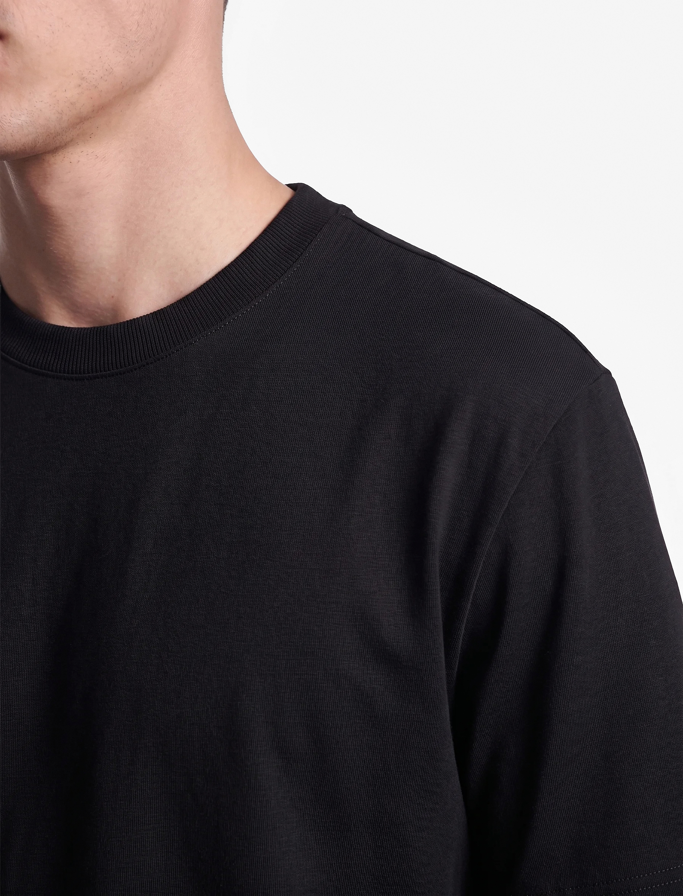   Regular Fit Kısa Kollu Bisiklet Yaka Pamuklu Basic Tişört