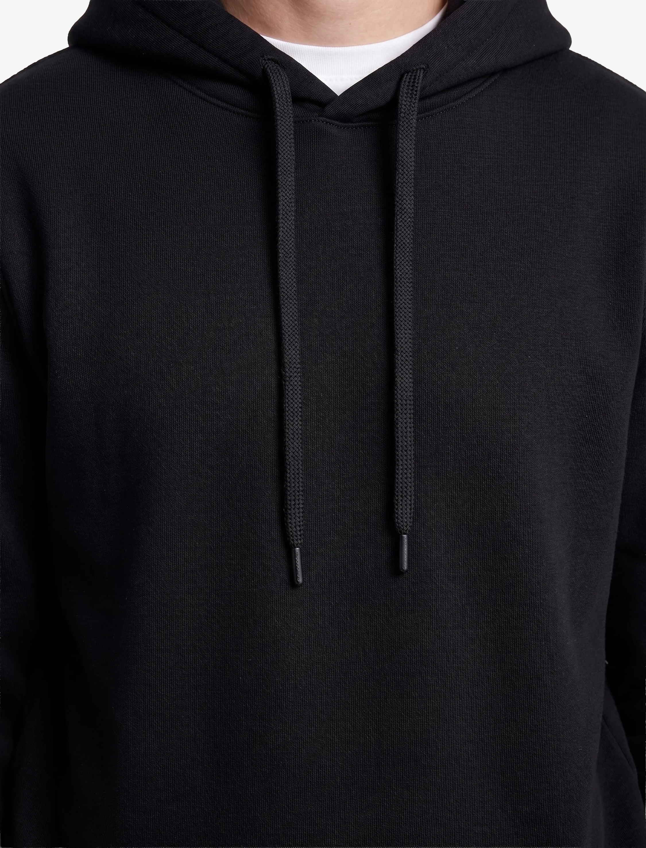 Koton Şardonlu Uzun Kollu Basic Kapşonlu Sweatshirt görsel 4