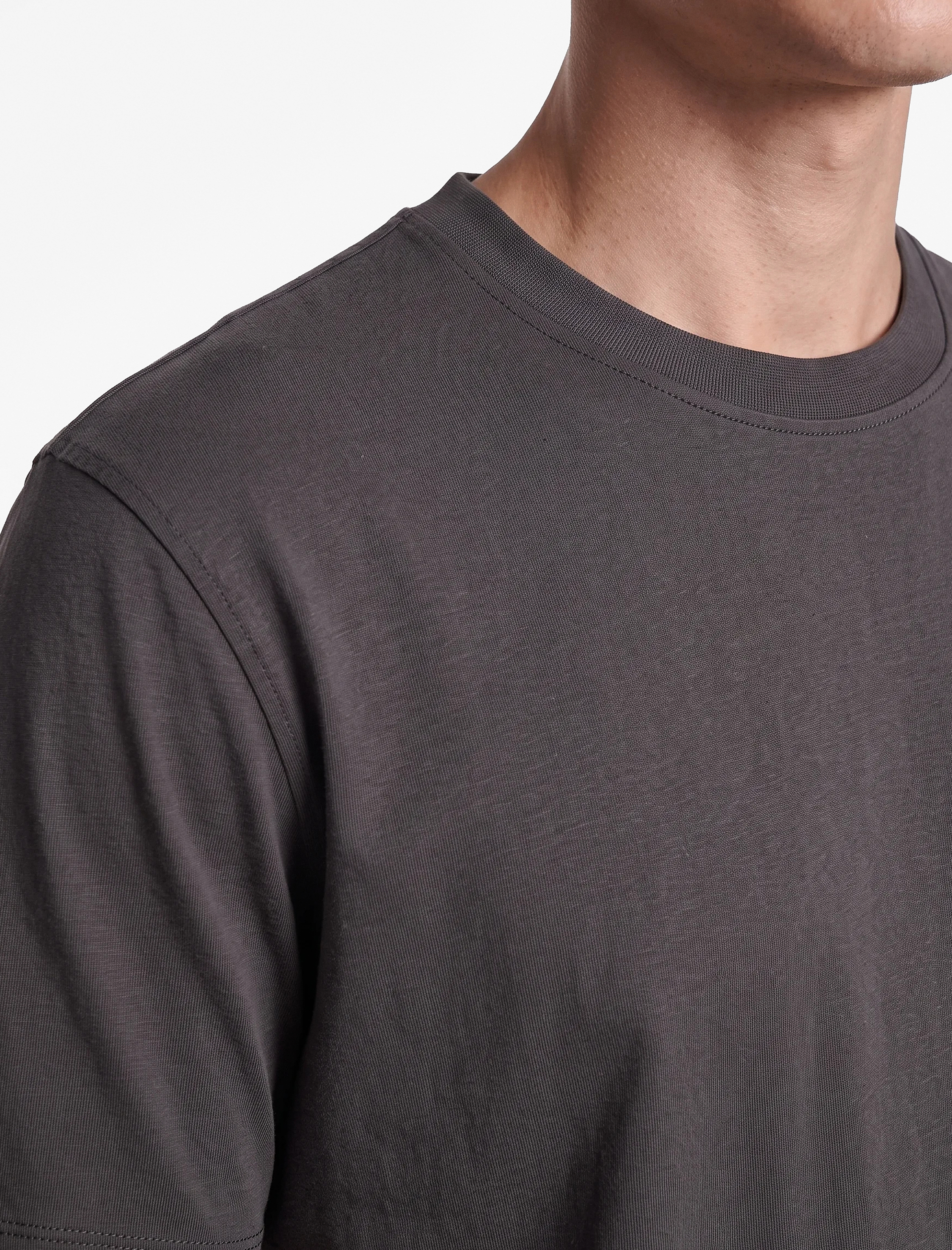 Koton Pamuklu Kısa Kollu Bisiklet Yaka Slim Fit Erkek Basic Tişört görsel 4