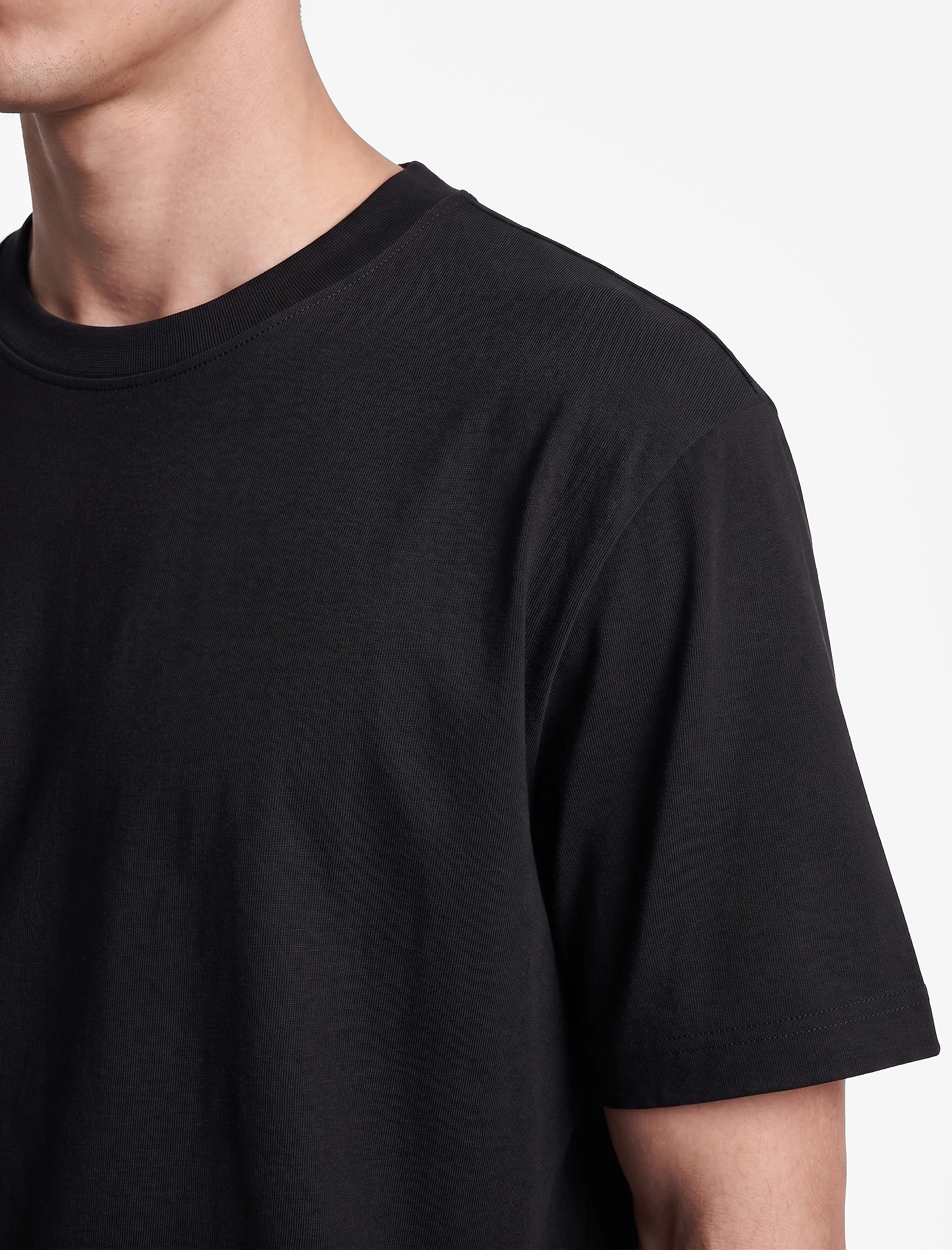 Koton Pamuklu Kısa Kollu Regular Fit Bisiklet Yaka Basic Tişört görsel 5