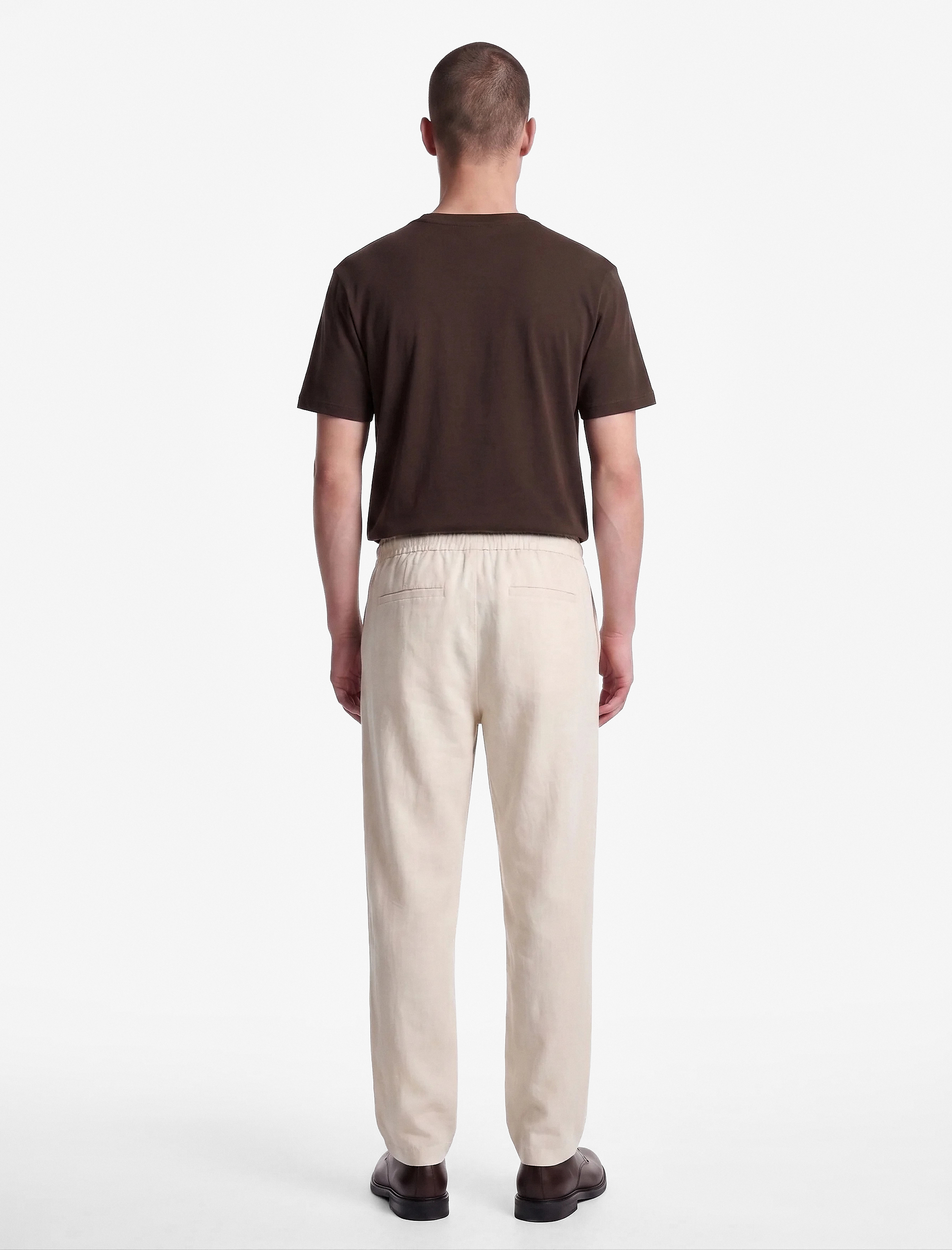 Koton Pamuklu Kısa Kollu Bisiklet Yaka Slim Fit Erkek Basic Tişört görsel 4