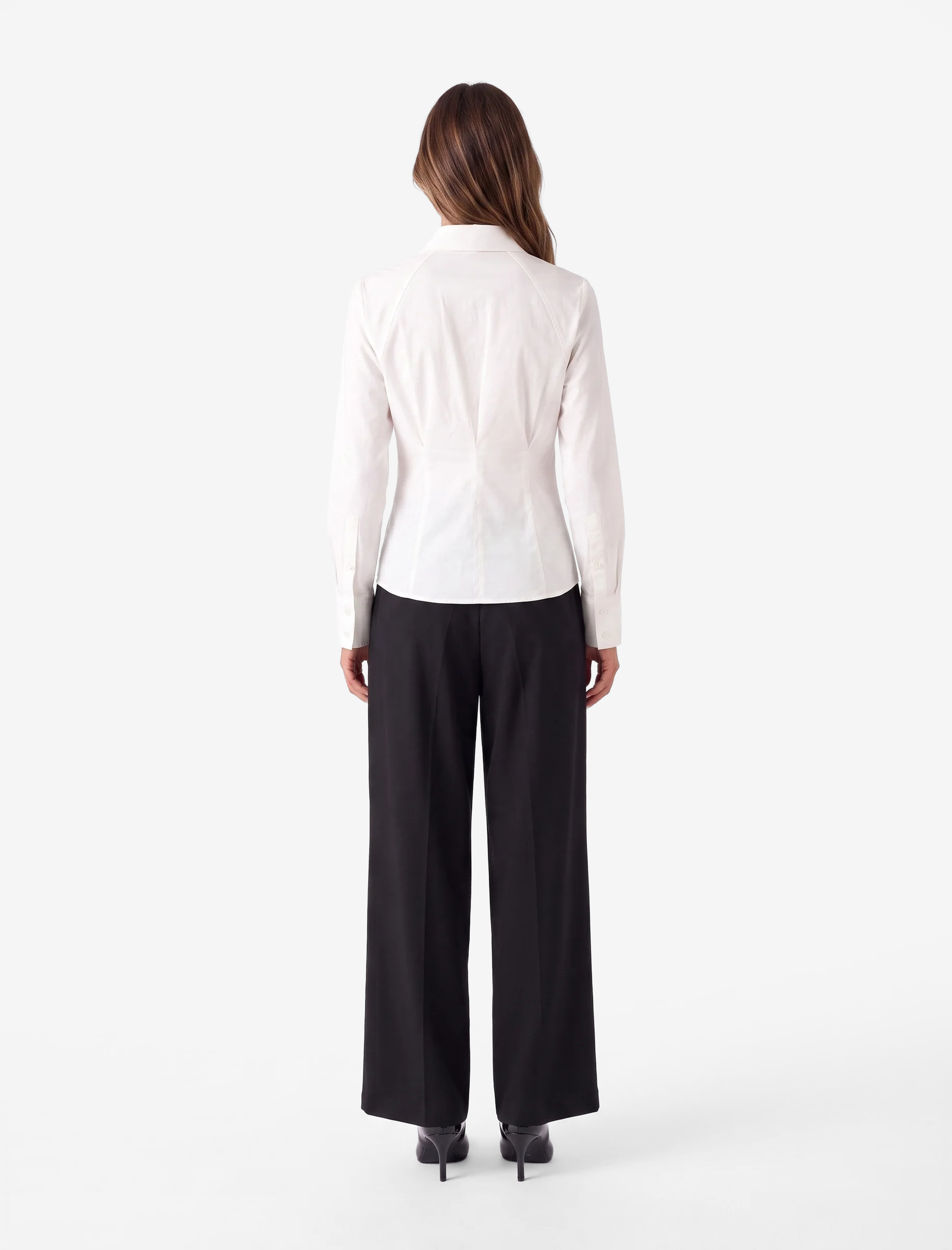 Koton Klasik Yaka Poplin Slim Fit Pamuklu Uzun Kollu Gömlek görsel 3
