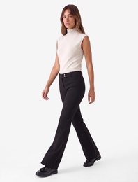 Slim Fit Viskon Bengalin İspanyol Paça Pantolon